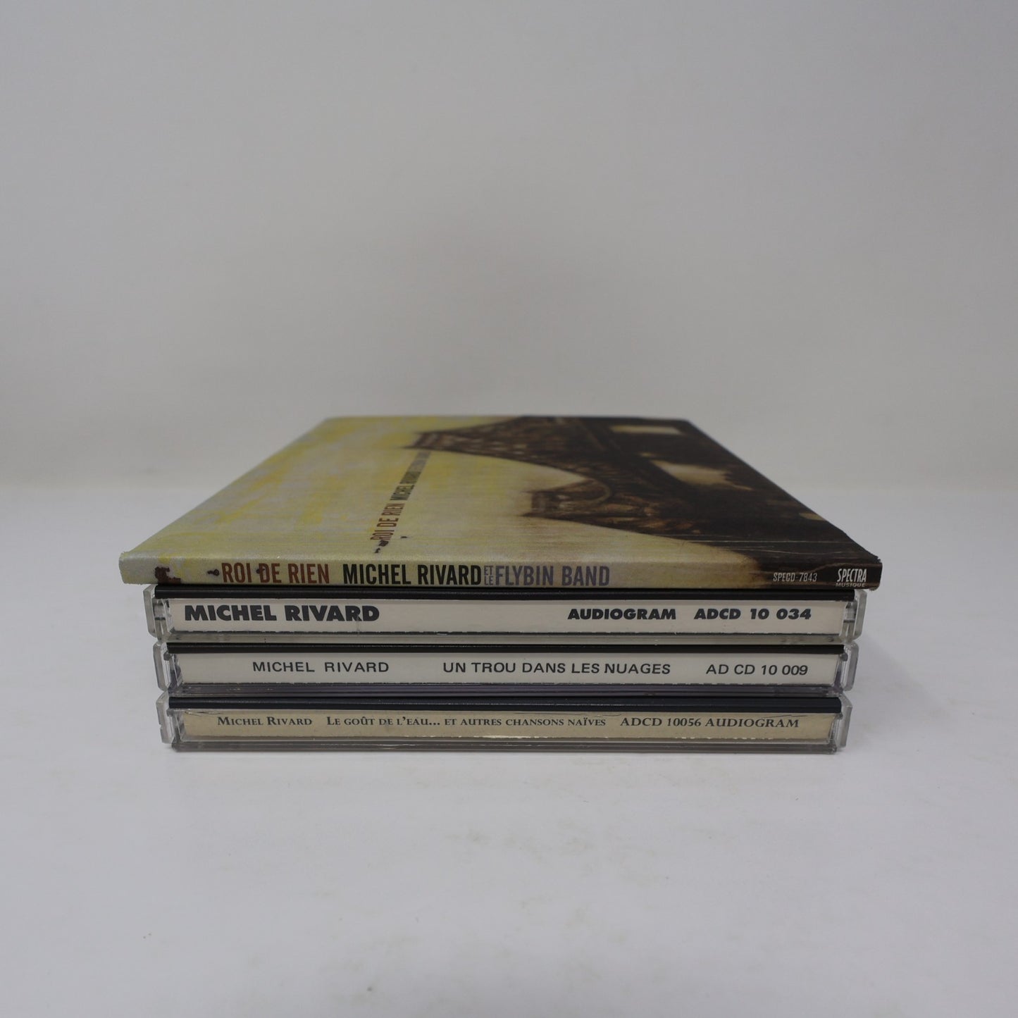 Michel Rivard Lot 4 CD Un Trou dans les Nuages/Le Goût de L'Eau/Roi de Rien