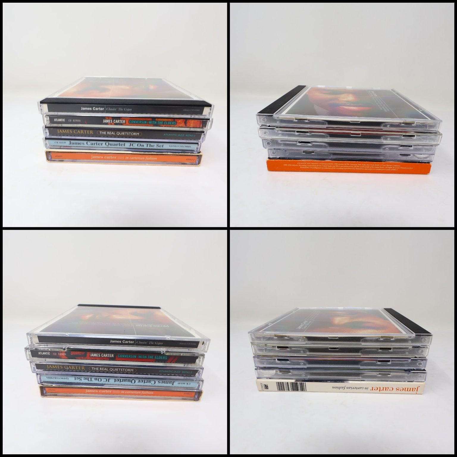 James Carter 5 CD Lot Conversin' With The Elders/in Carterian Fashion Jazz