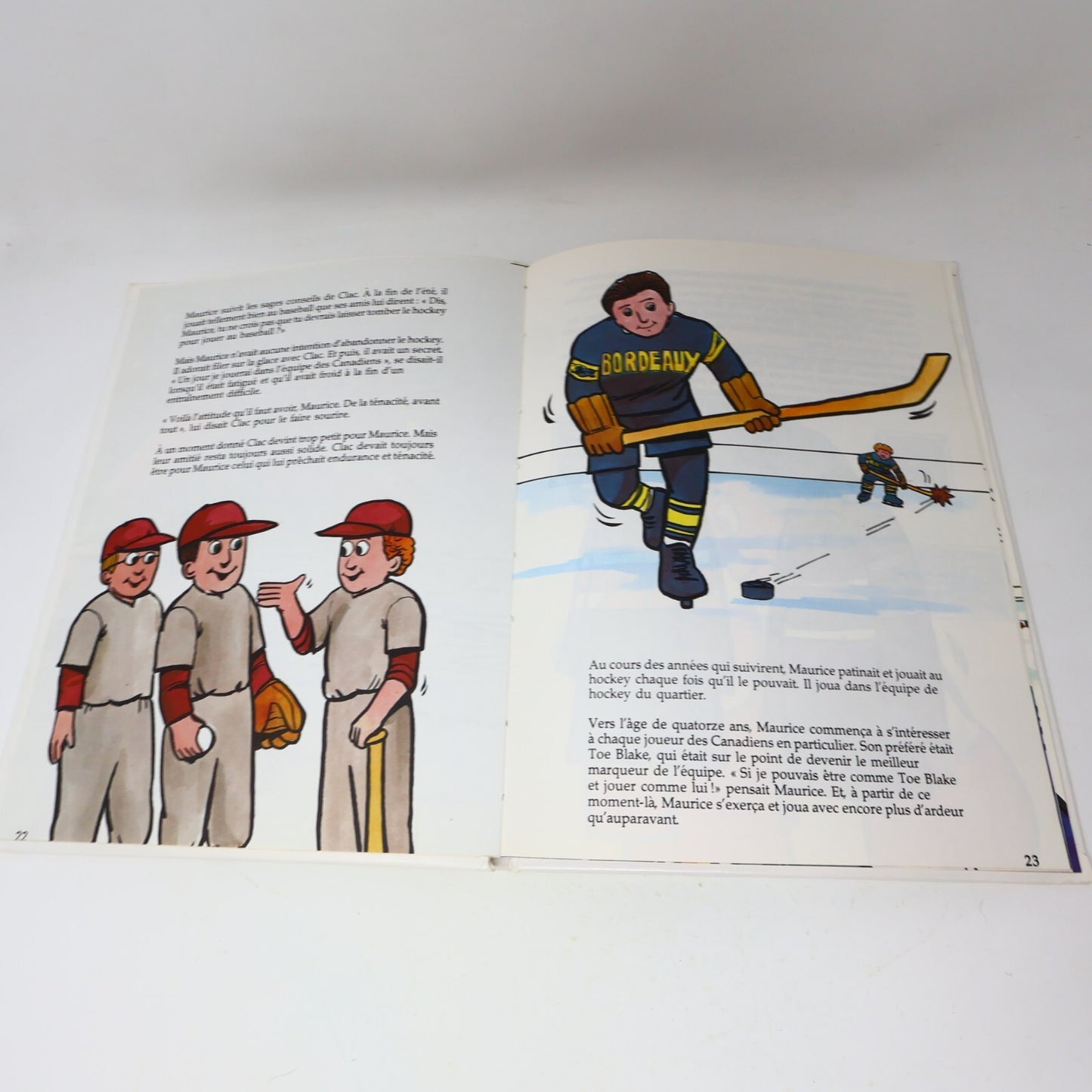 1983 Un Bon Exemple de Ténacité Maurice Richard Les Belles Histoires Vraies HC