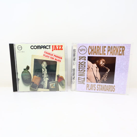Charlie Parker 2 CDs Lot Plays the Blues/Plays Standards Jazz Bop 1992 1994 90s