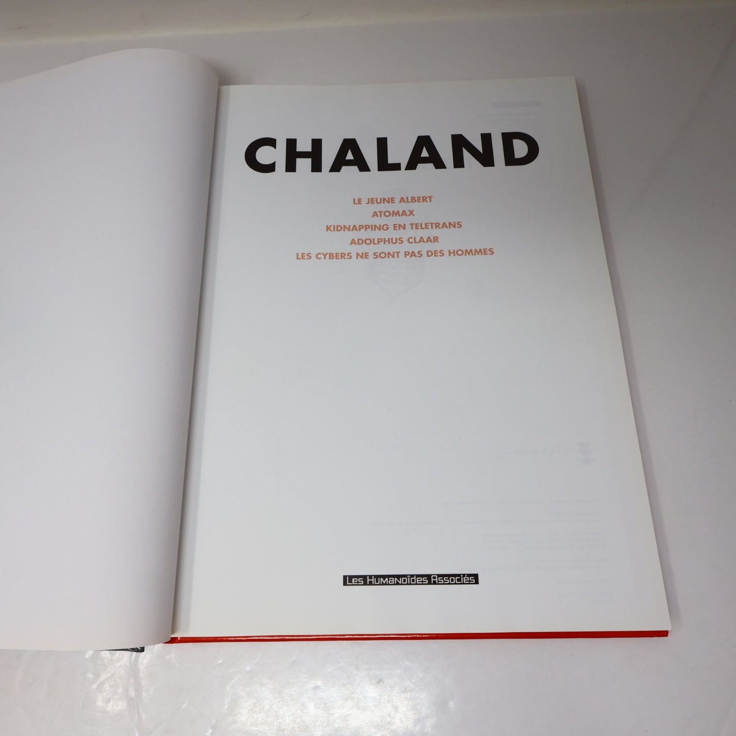 Chaland l'Intégrale #3-4 Lot 2 Bandes dessinées Humanoides Yves Chaland Bd HC