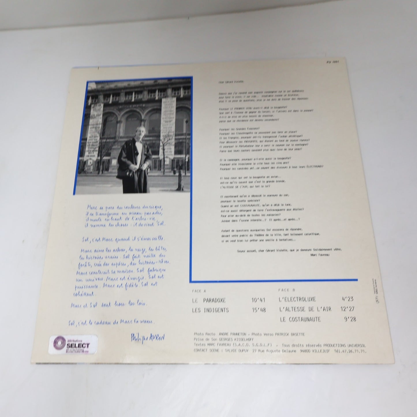 Sol/Marc Favreau Lot 5 Disques Enfin Sol/Rien Détonnant!/Interdit aux Adultes LP
