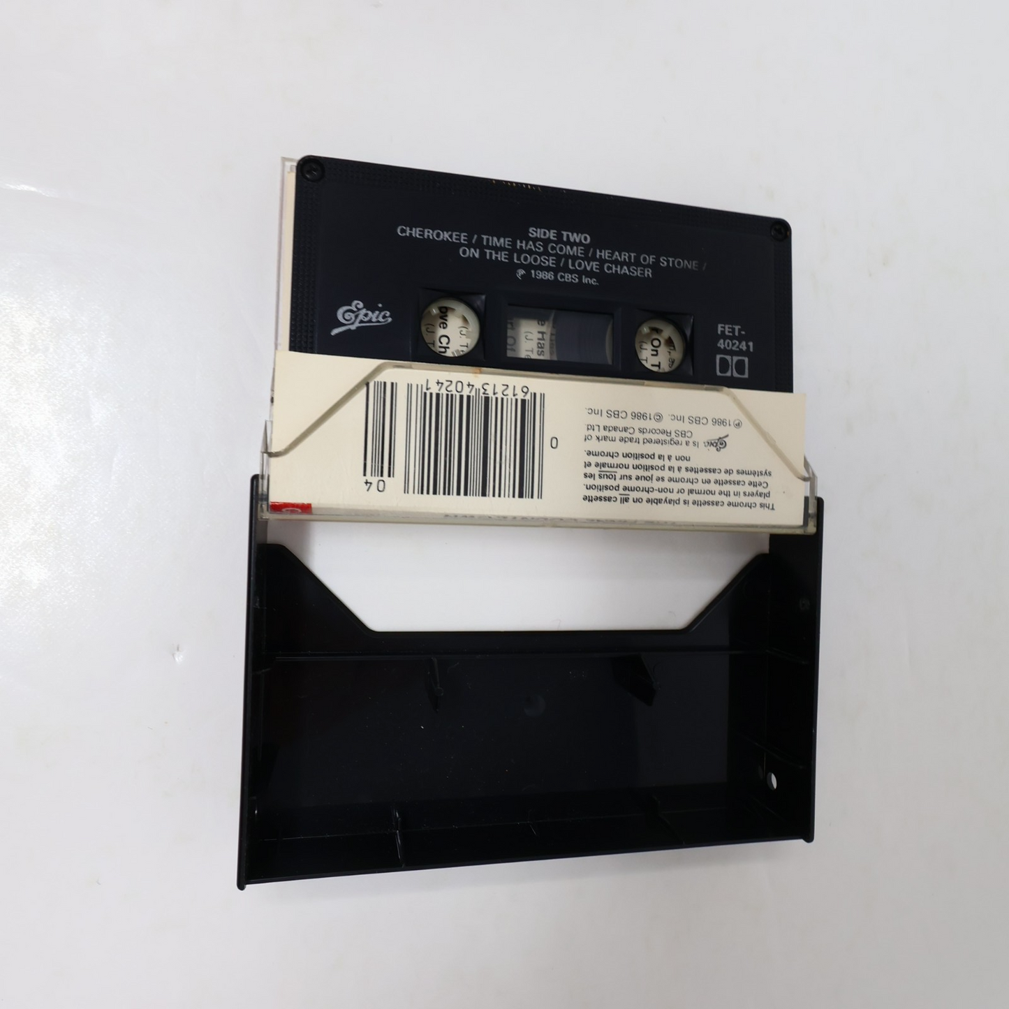 Europe The Final Countdown Cassette Rock Carrie/On The Loose 1986 FET-40241