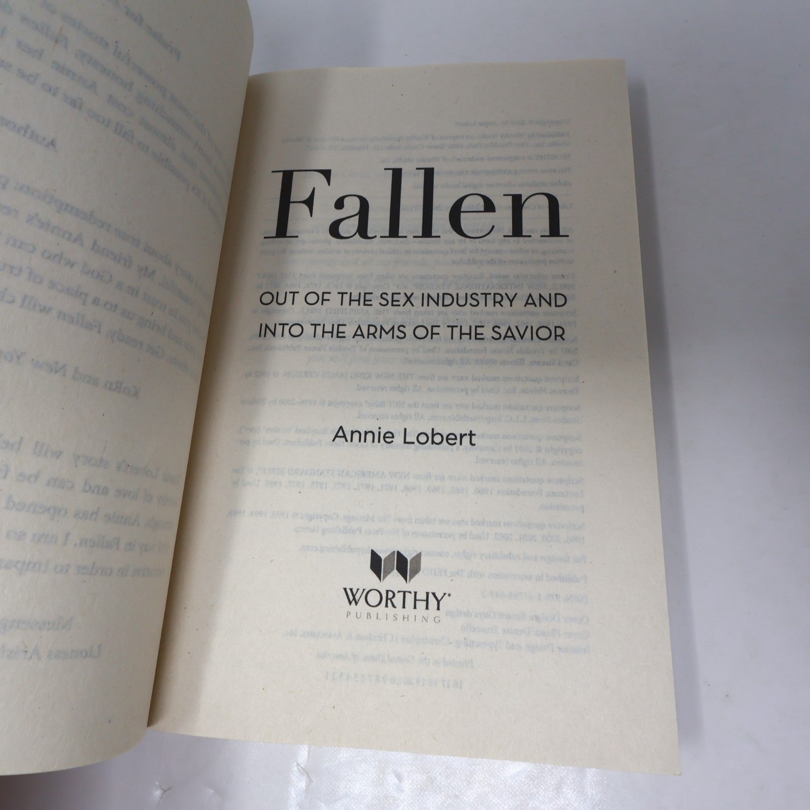 Fallen Out of the Sex Industry and Into the Arms of the Savior Annie Lobert 2016