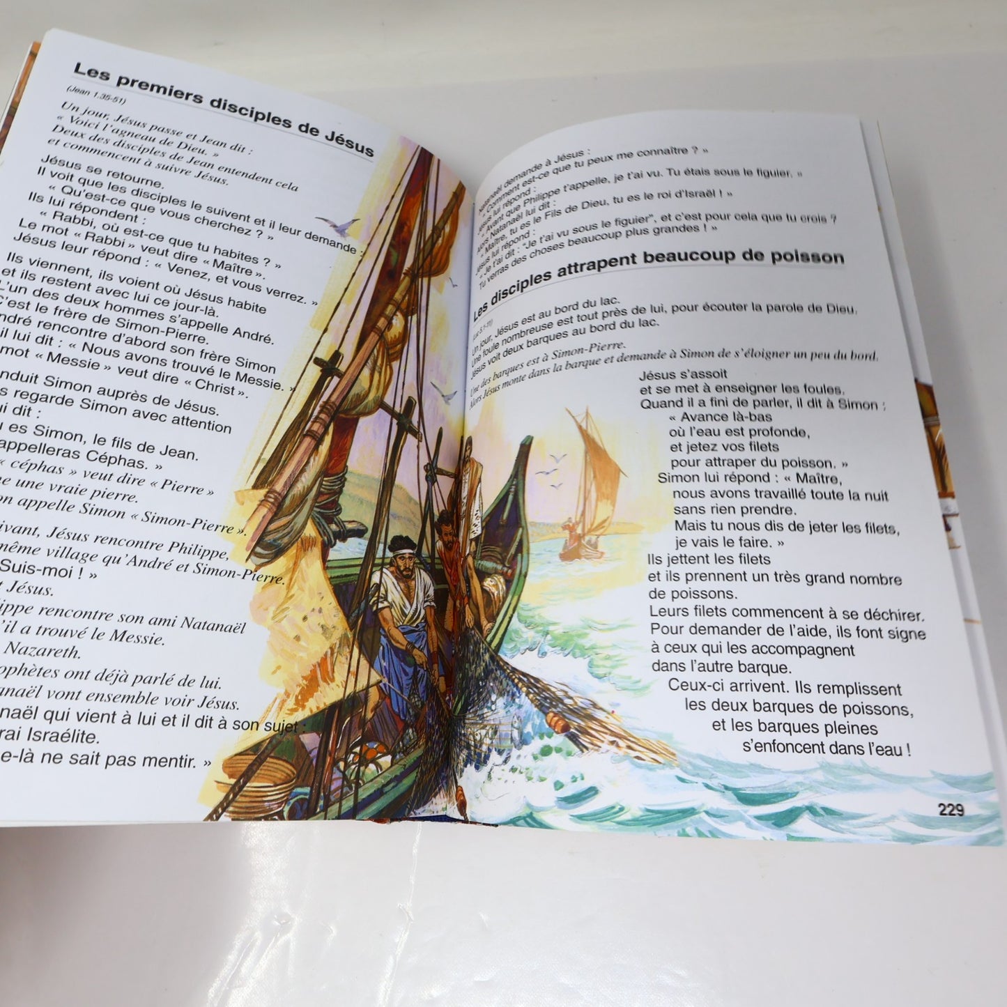 La Bible pour Enfants Société Biblique Française 2000 HC French Religion Livre
