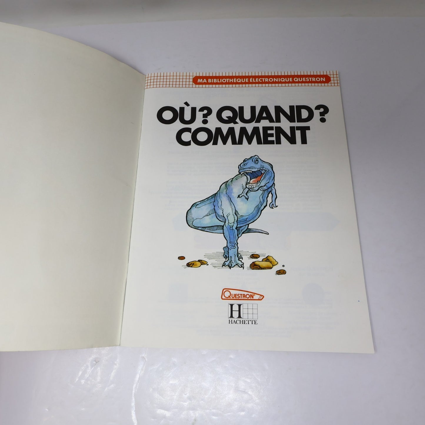 Encyclopédie Électronique Questron Hachette 6-9 ans 1986 Français/French Testé