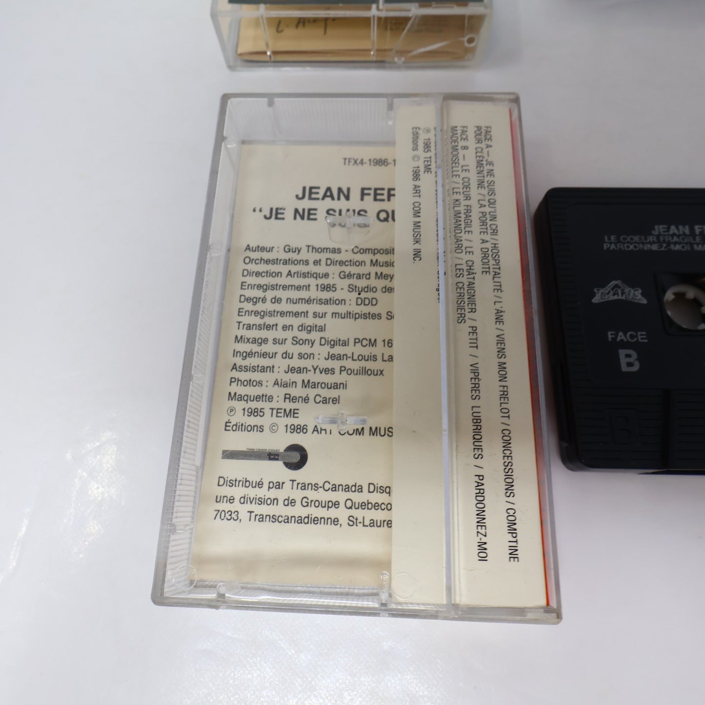 Jean Ferrat Lot 3 Cassettes Je ne suis qu'un cri/16 Nouveaux Poèmes D'Aragon