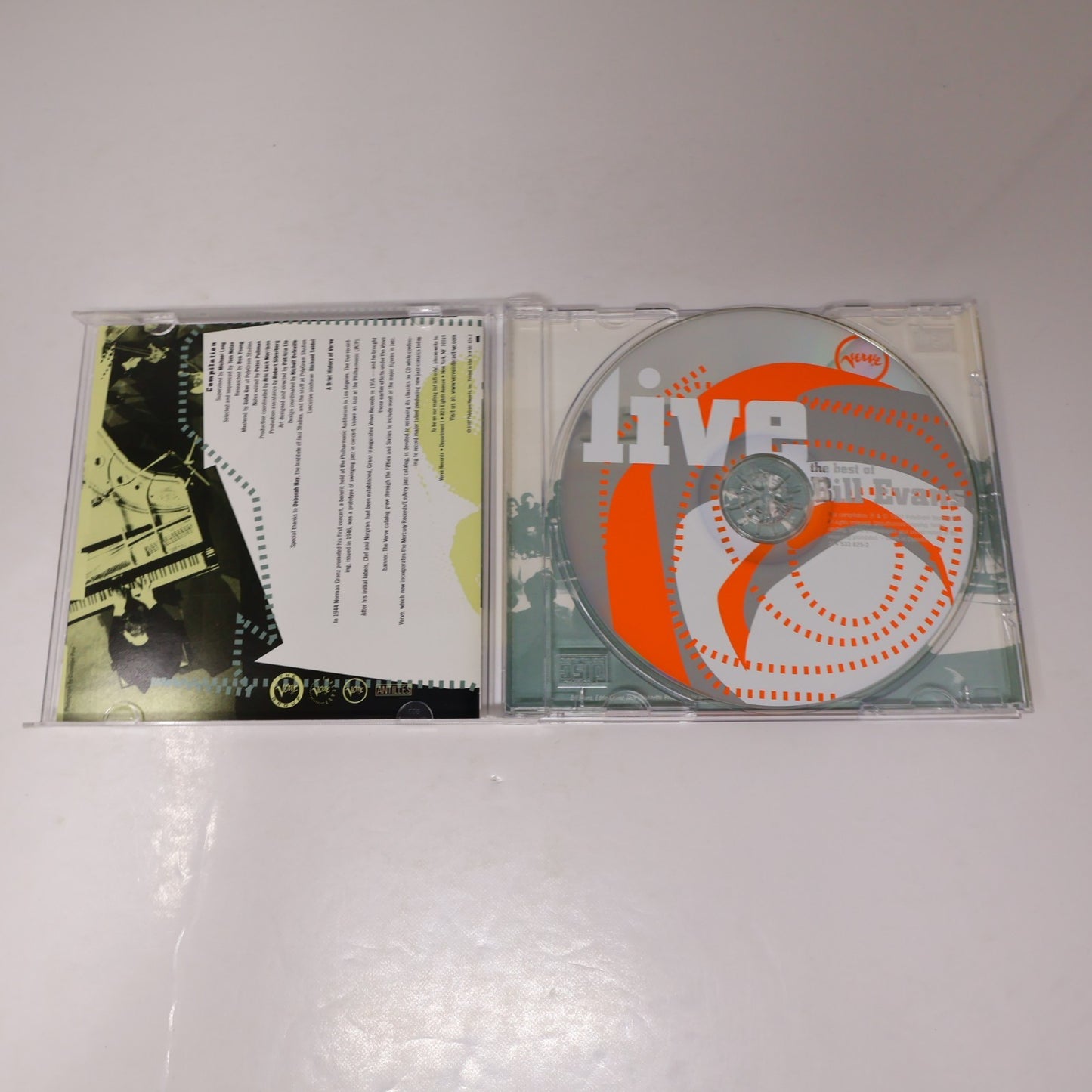 The Best of Bill Evans Live CD Spring is Here/Emily/Nardis Jazz Verve 1997