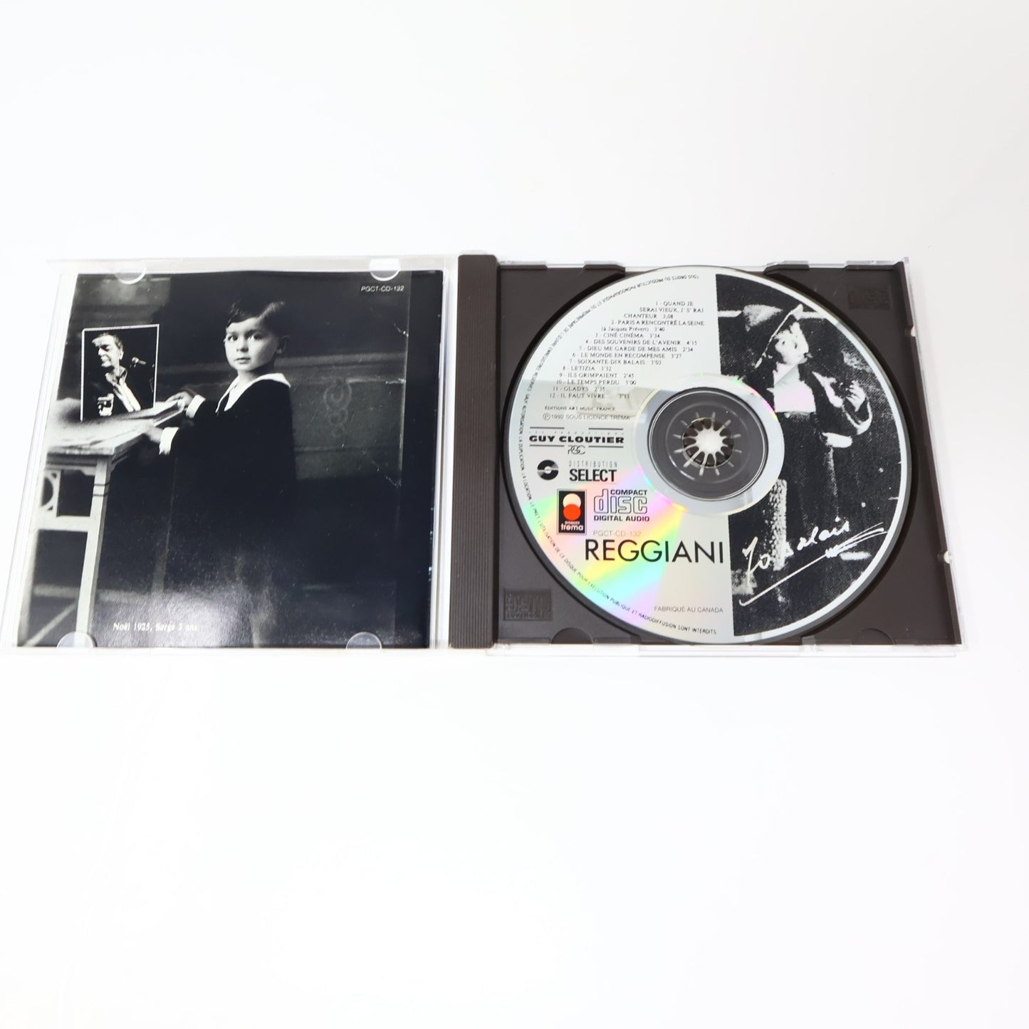 Serge Reggiani Lot 2 CD 70 Balais/.. en Scène Arlequin Assassiné/Le Déserteur
