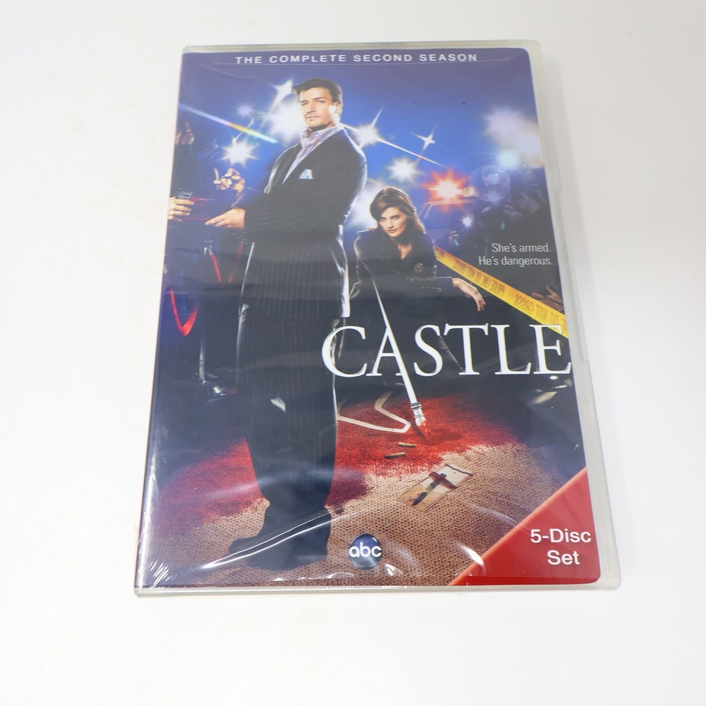 Castle 2 DVD Lot Seasons #1-2 Set Nathan Fillion Factory Sealed Region 1 NTSC