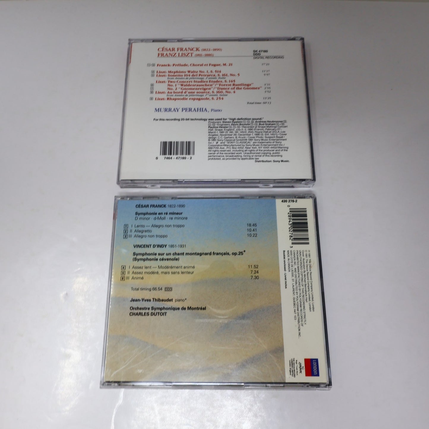 César Franck 5 CD Lot Classical Murray Perahia/Dutoit/Thibaudet/Bingham/Mintz