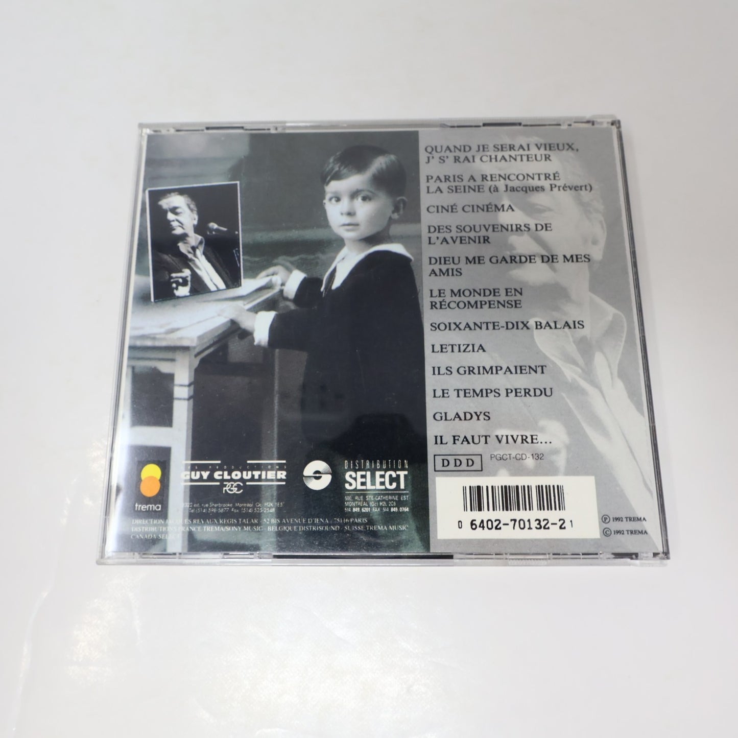 Serge Reggiani Lot 2 CD 70 Balais/.. en Scène Arlequin Assassiné/Le Déserteur