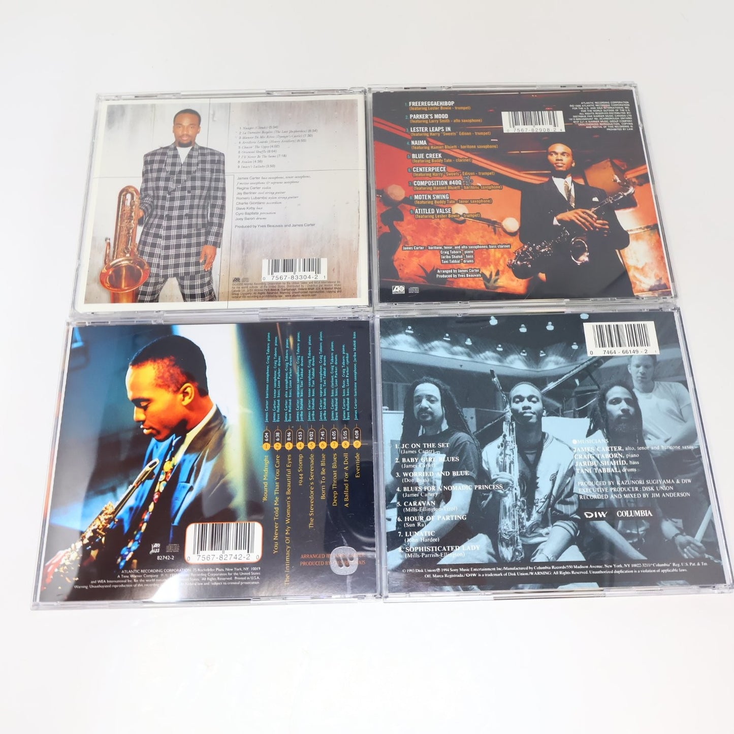 James Carter 5 CD Lot Conversin' With The Elders/in Carterian Fashion Jazz