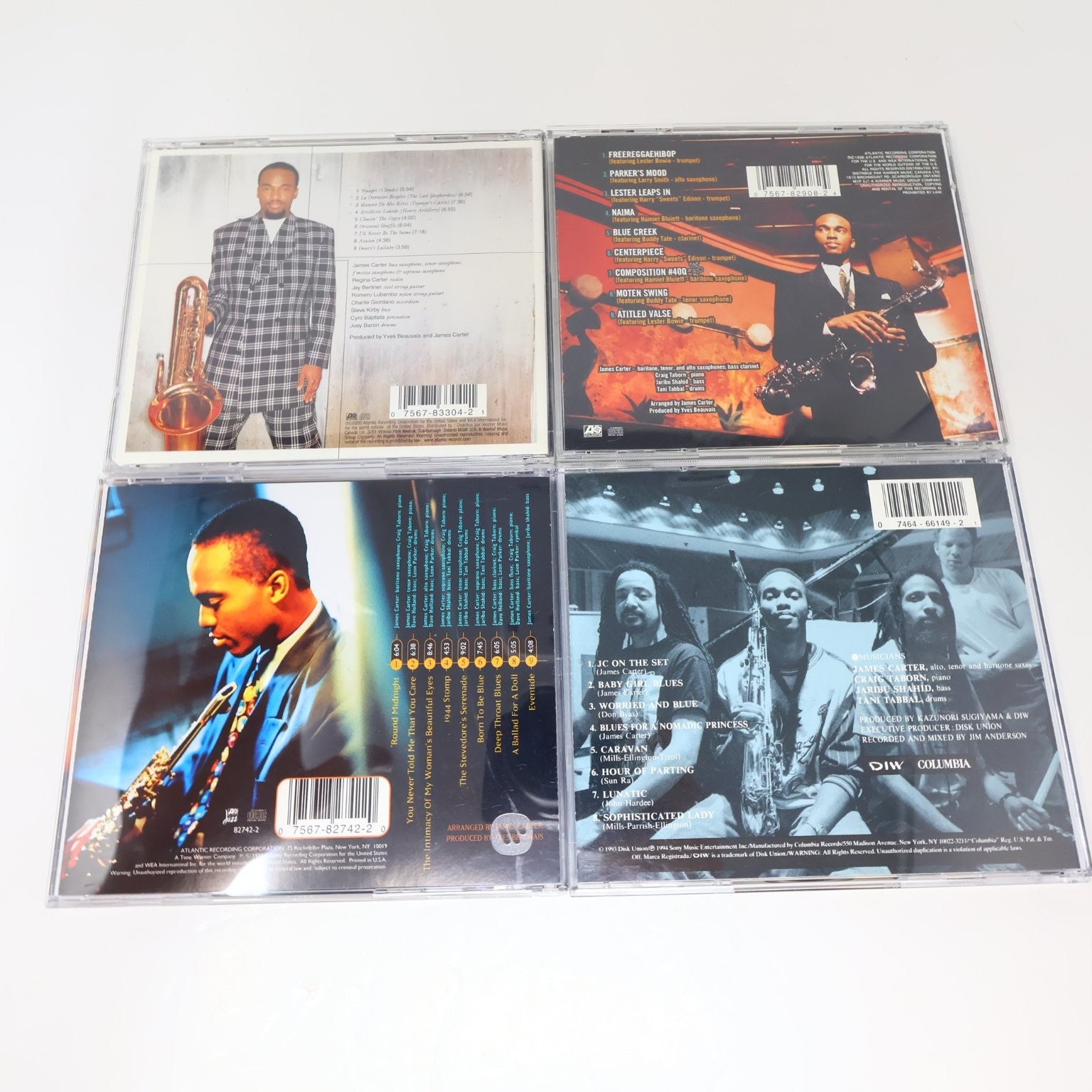James Carter 5 CD Lot Conversin' With The Elders/in Carterian Fashion Jazz