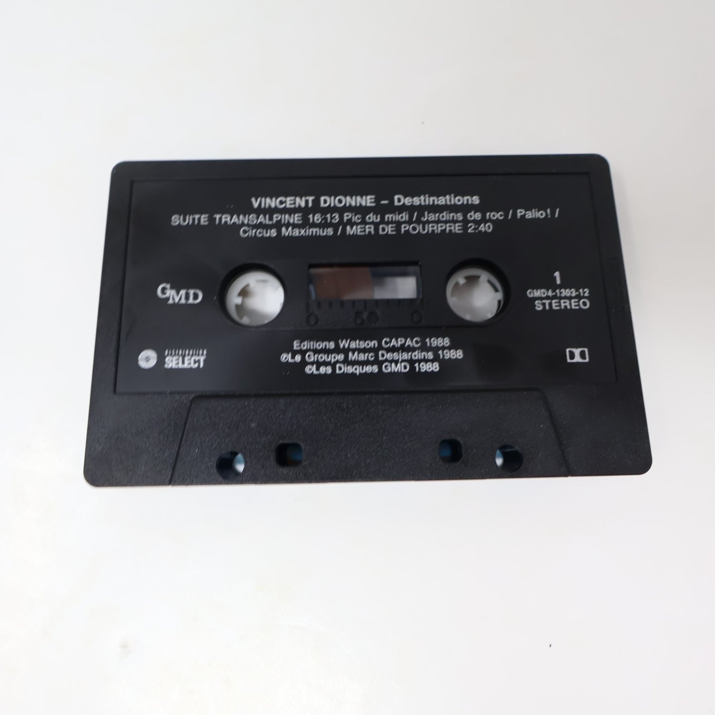 Vincent Dionne Destinations Cassette Pic Du Midi/Palio! 1988 GMD4 1303-13