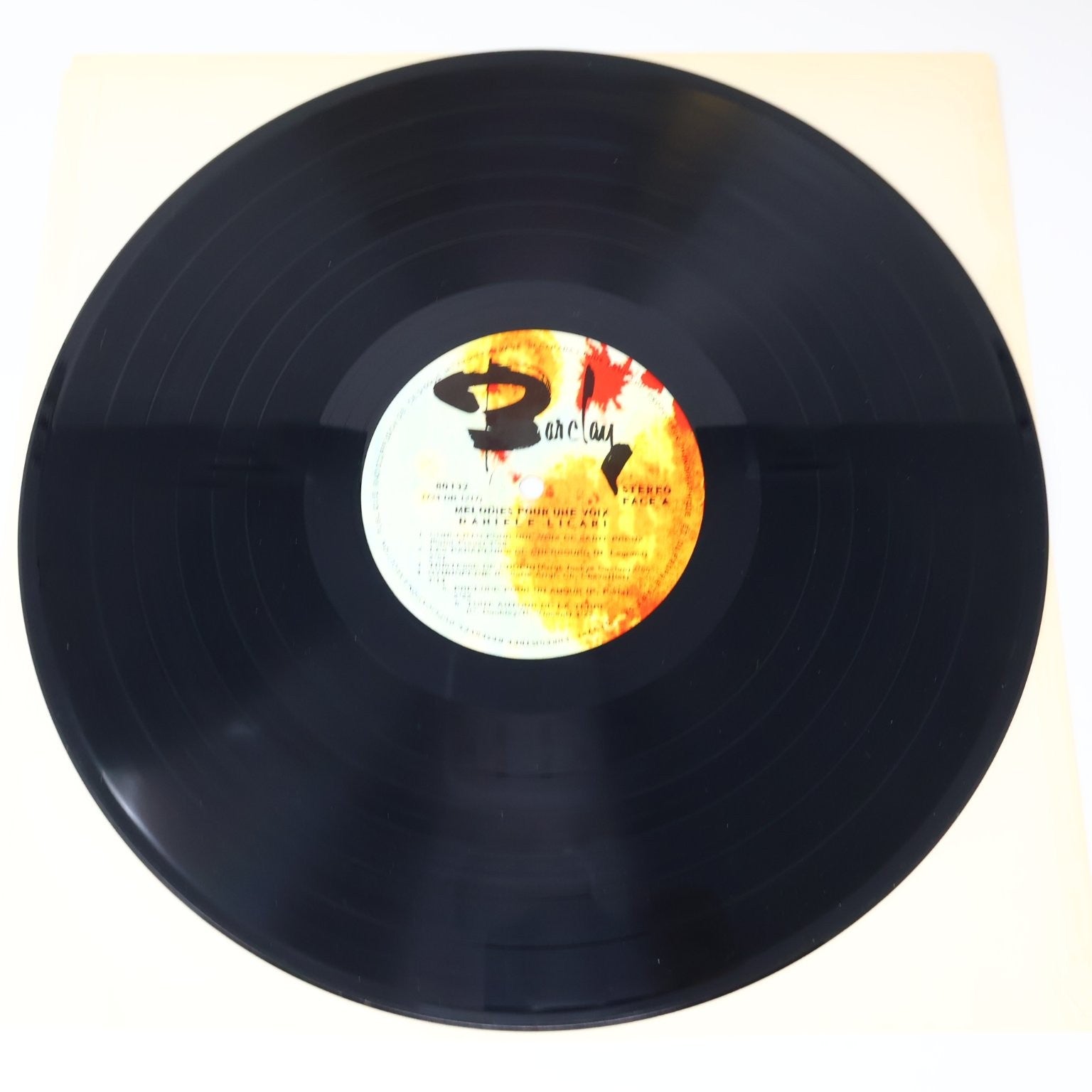 Danielle Licari - Melodies Pour Une Voix LP Record 1969 Barclay Vocal Jazz 80132