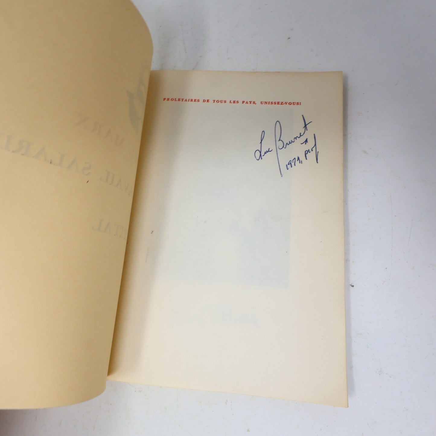 Karl Marx Lot 2 Livres Salaire Prix et Profit/Travail Salarié et Capital 1970 PB