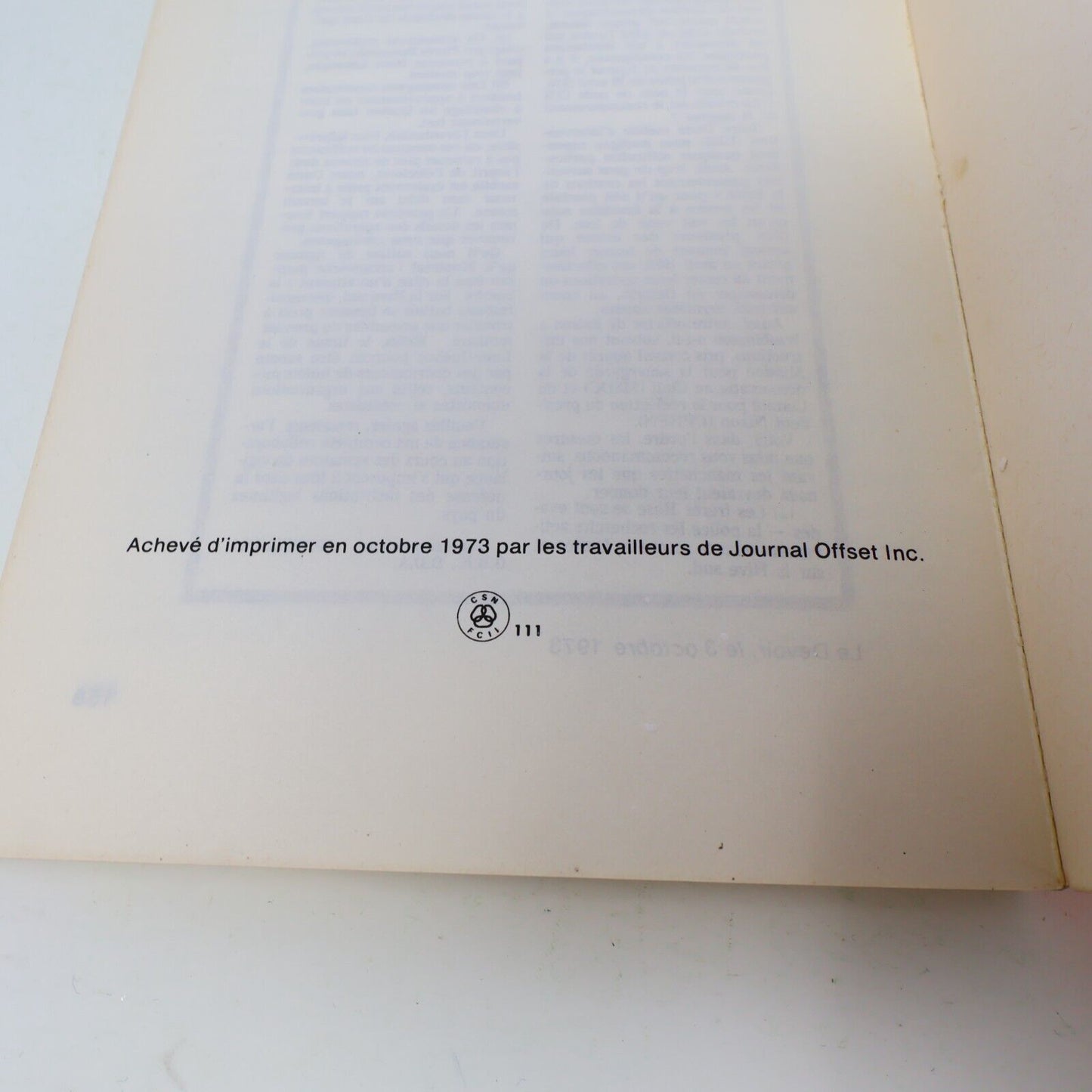 1973 De la Clique des Simards à Paul Desrochers Robert Barberis Politique Québec