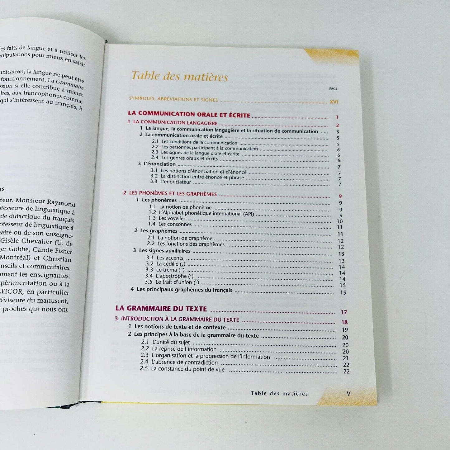 1999 Grammaire Pédagogique du Français d'Aujourd'hui Graficor Langue Référence