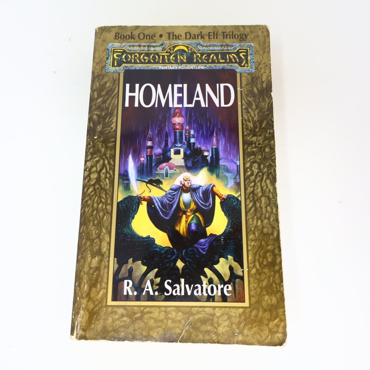 1990 Homeland Dark Elf Trilogy #1 by R. A. Salvatore Forgotten Realms Paperback