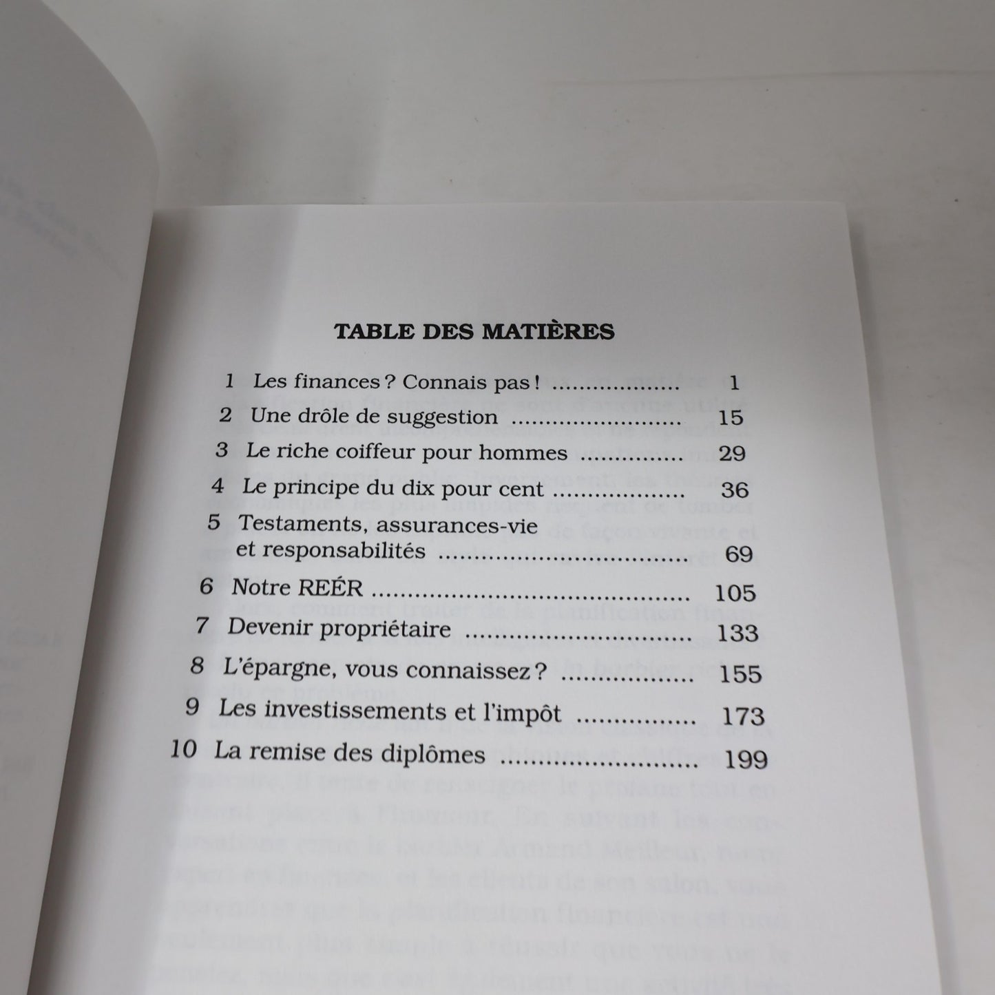 Un Barbier Riche David Chilton Trécarré 1997 PB Français French Affaires Livre