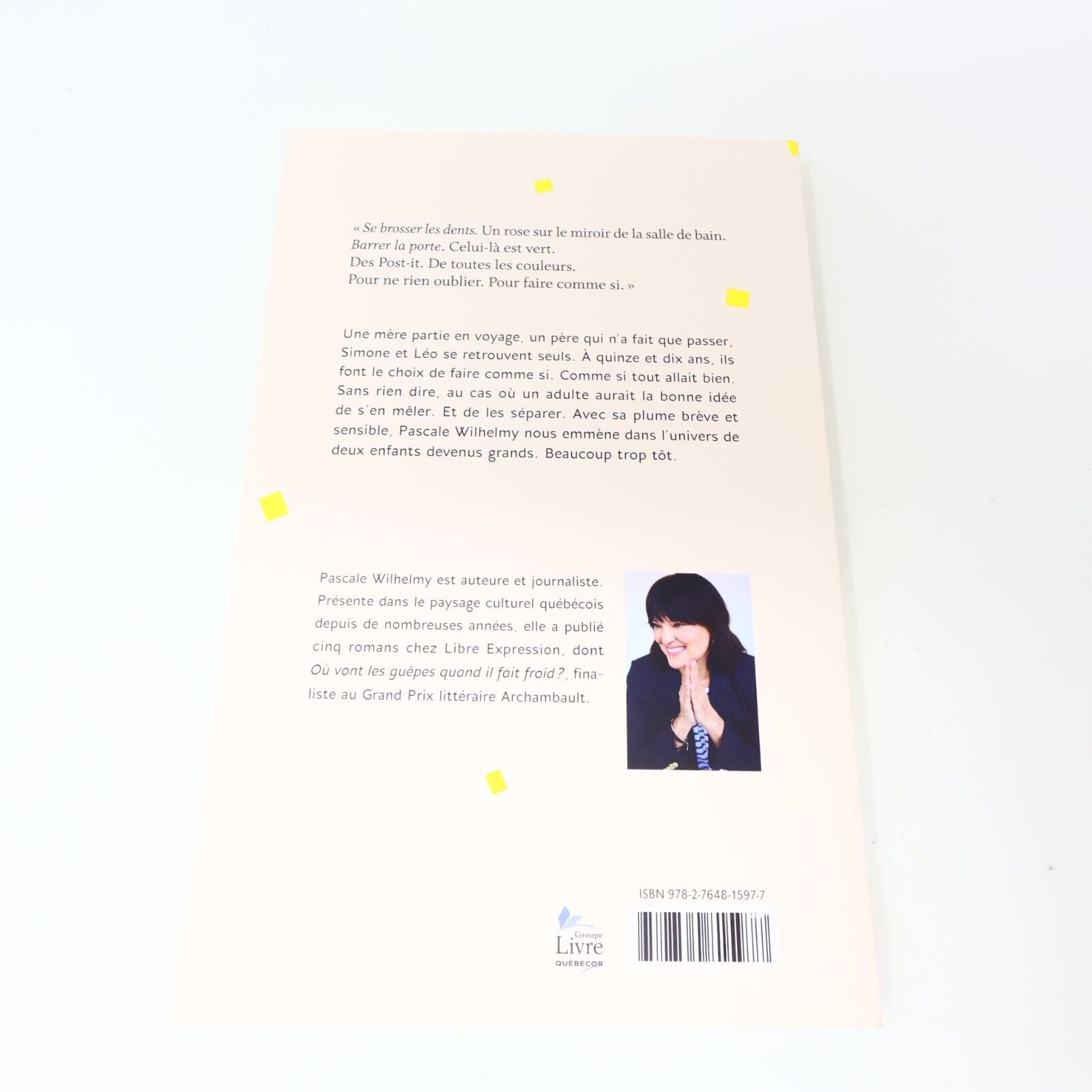 2023 Post-It Pascale Wilhelmy Littérature Québécoise Roman Libre Expression PB