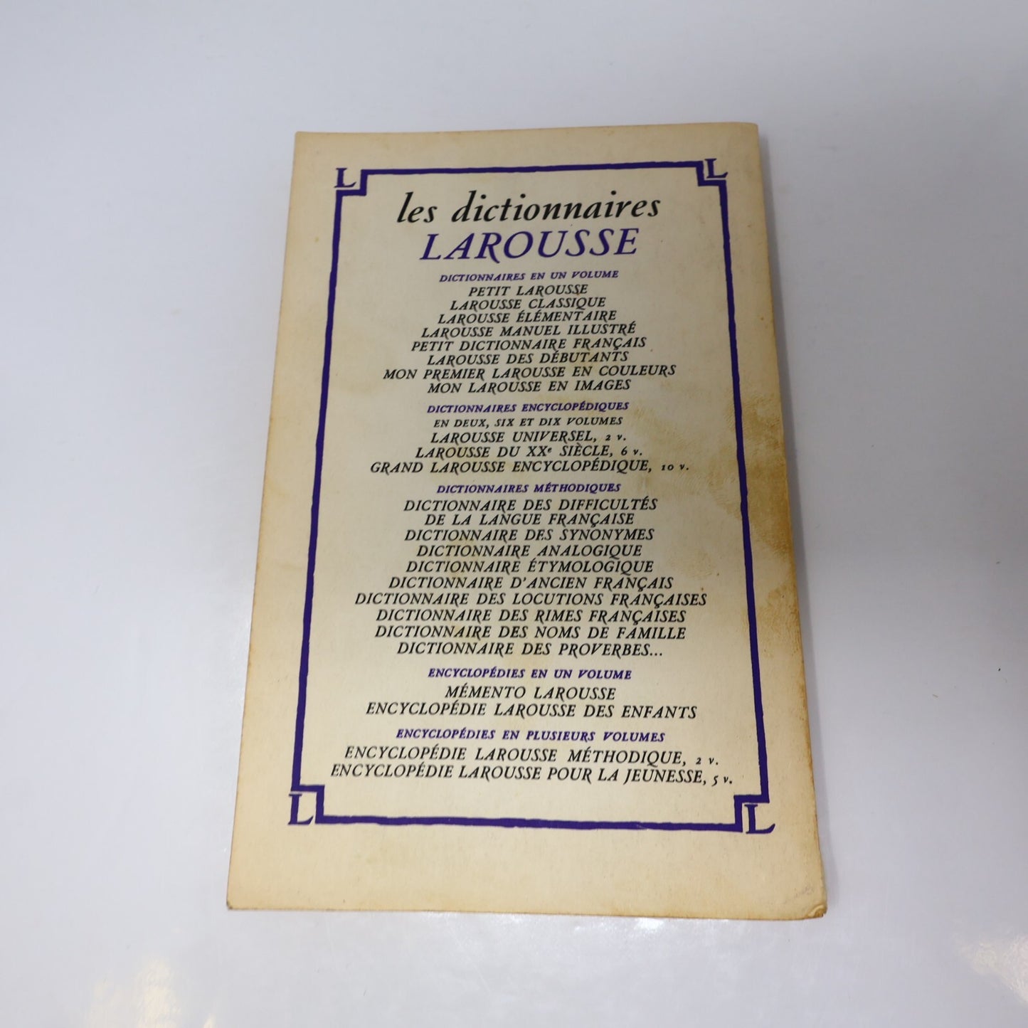 Classiques Larousse Lot 8 Livres Molière/Corneille/Bossuet/Musset/Chateaubriand
