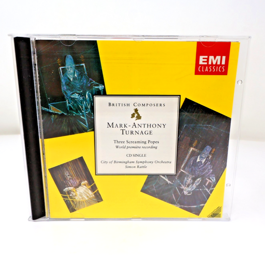 Three Screaming Popes CD Mark-Anthony Turnage/Simon Rattle EMI Classics Single