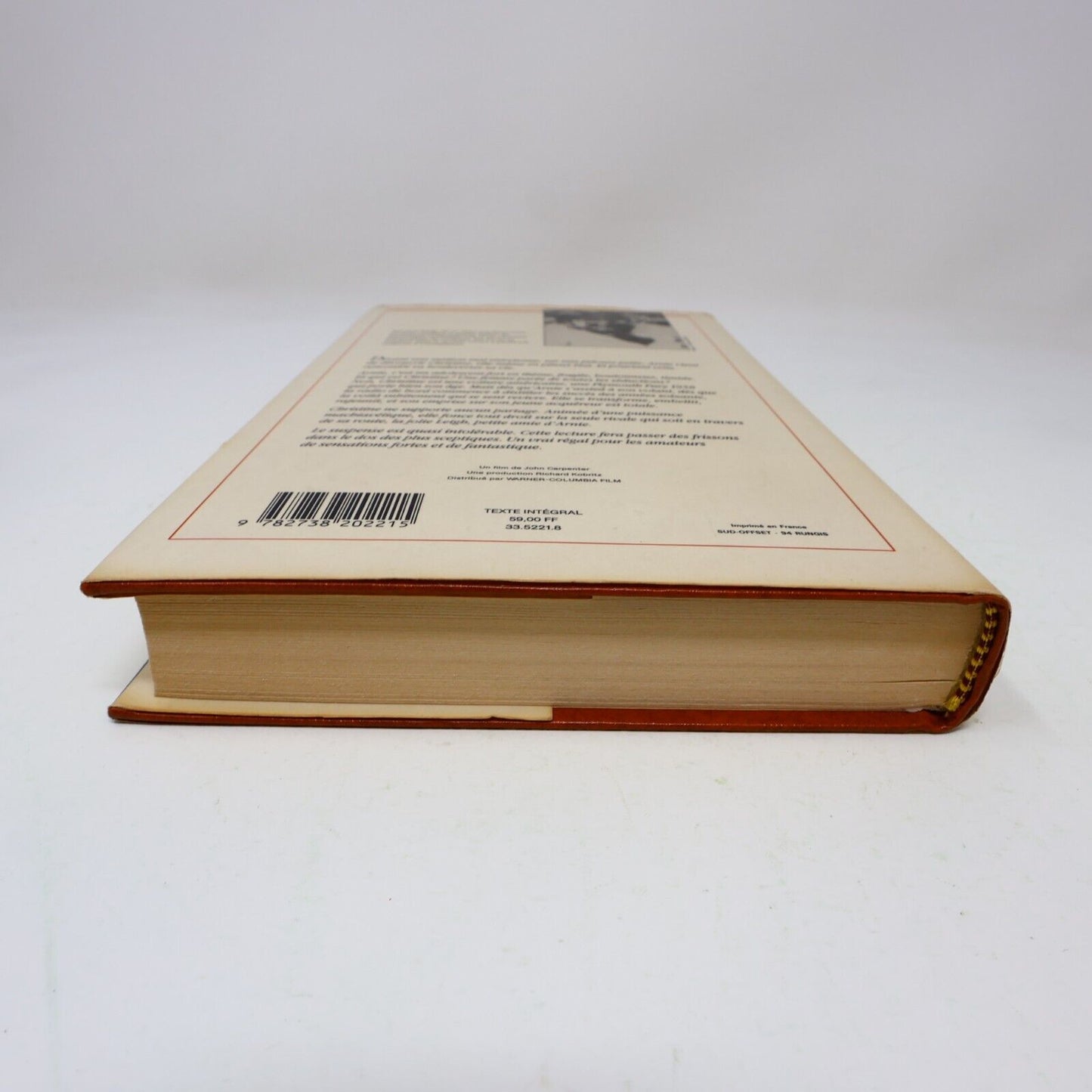 1989 Christine Succès du Livre de Stephen King Hardcover HC Éditions de la Seine
