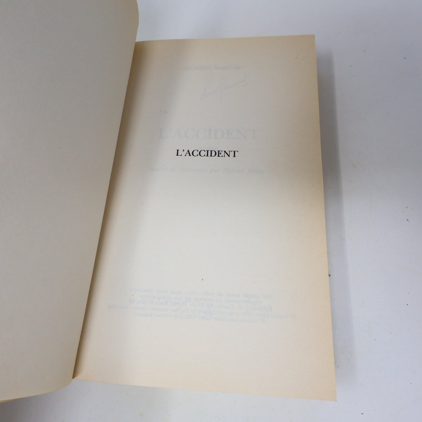 L'Accident The Dead Zone Stephen King Jc Lattes 1983 Horreur Thriller Français