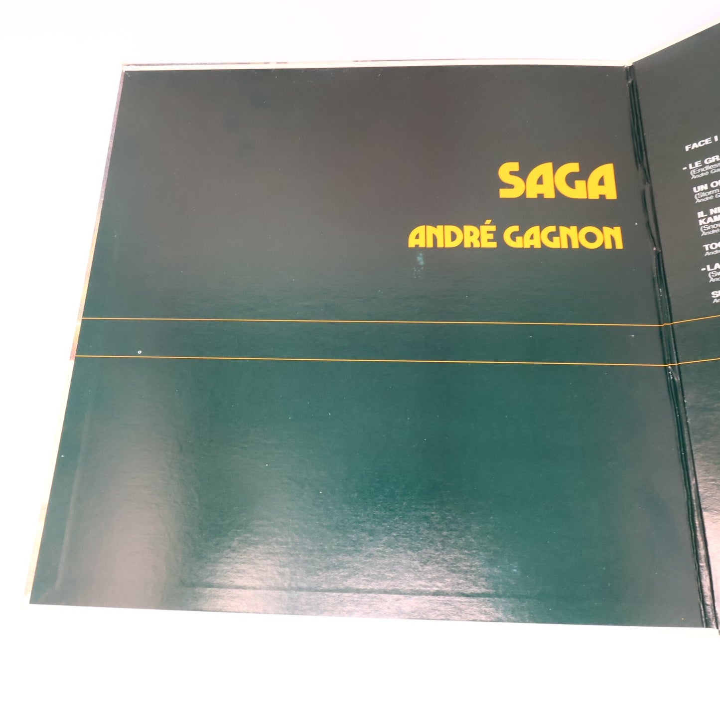 André Gagnon Lot 6 Disques Neiges/Projection/Saint-Laurent/Encore/Saga Record LP