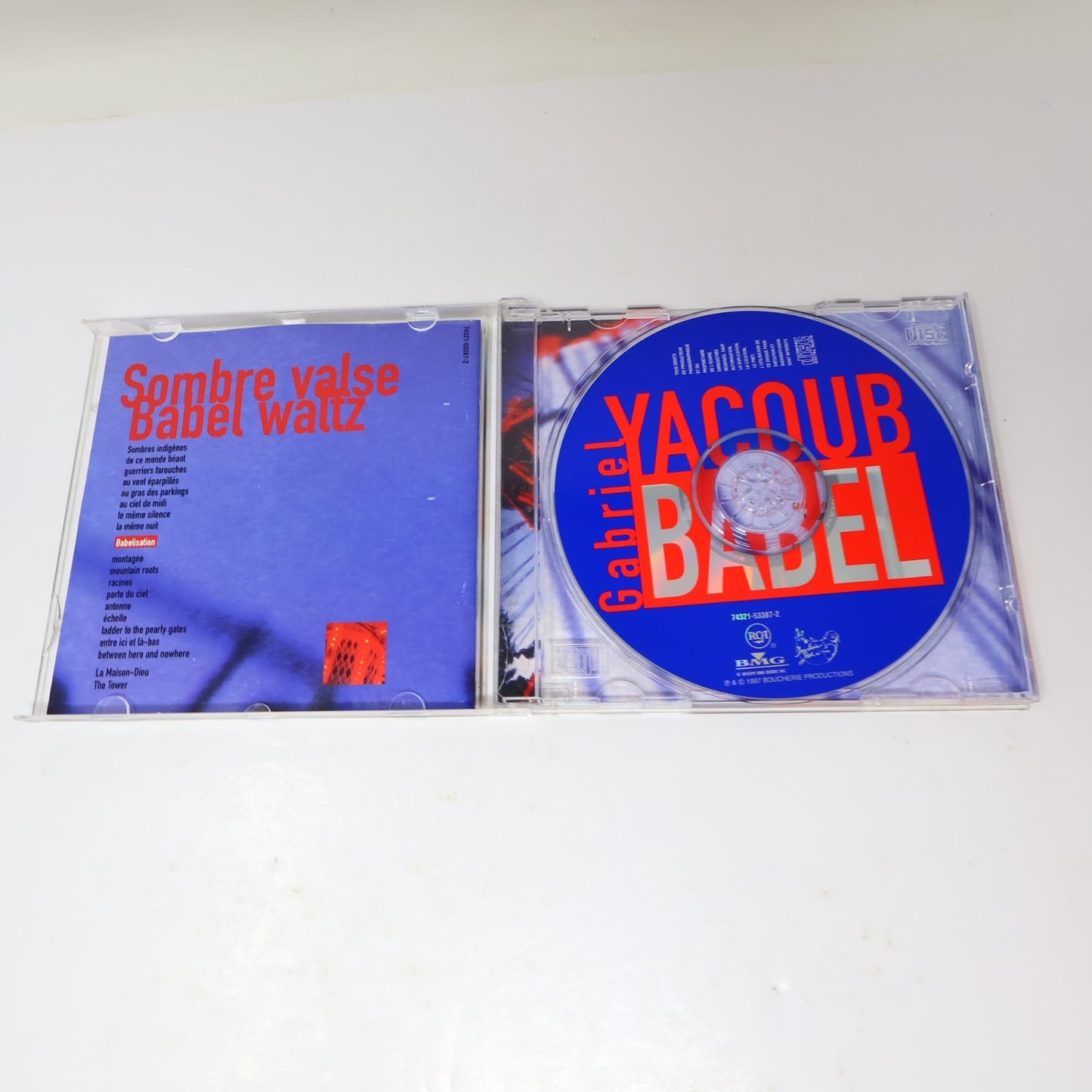 Babel CD Gabriel Yacoub RCA 1997 Rock Folk 74321-53387-2 Français