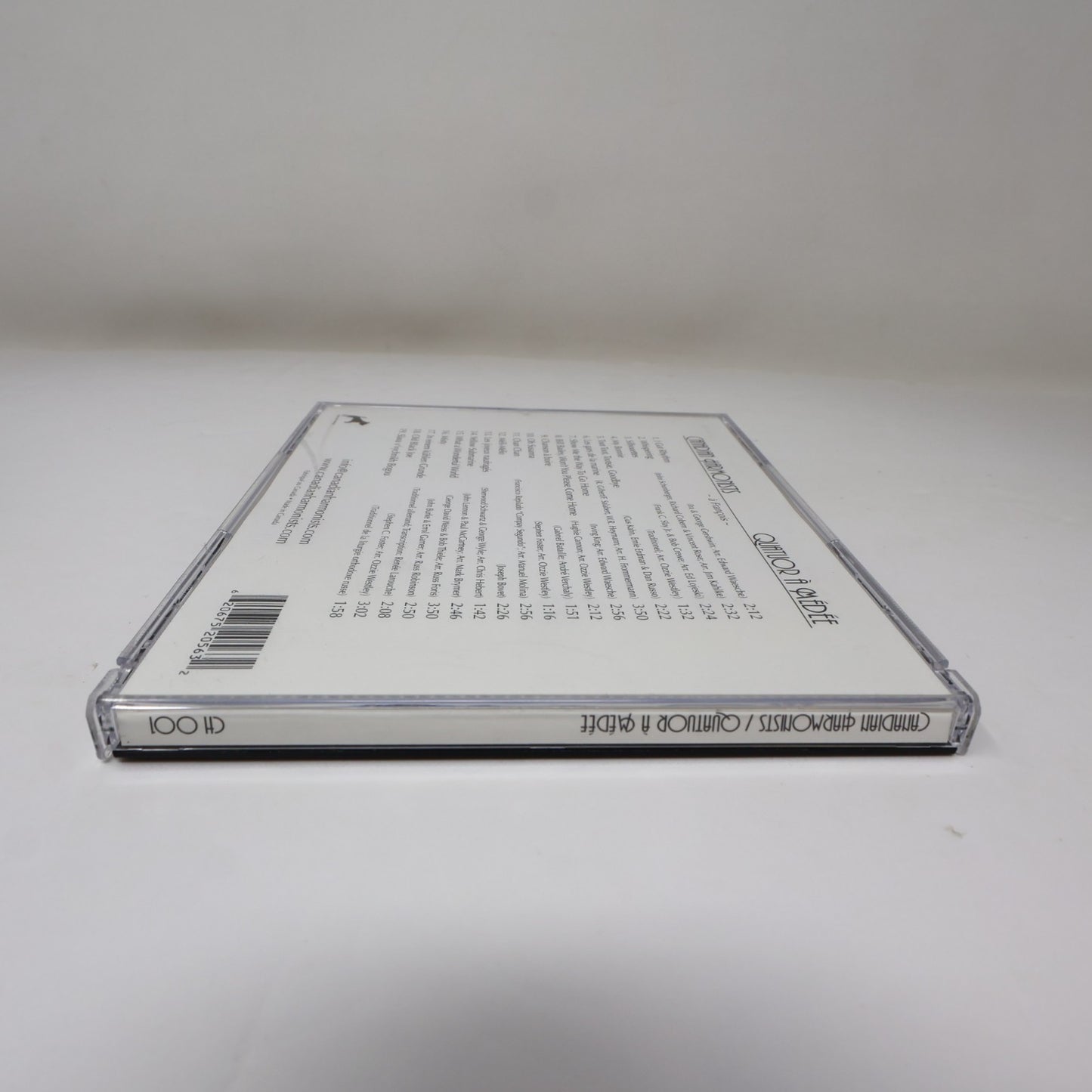 Canadian Harmonists/Quatuor à Médée Eponymous Québécois Traditional/Vocal CD