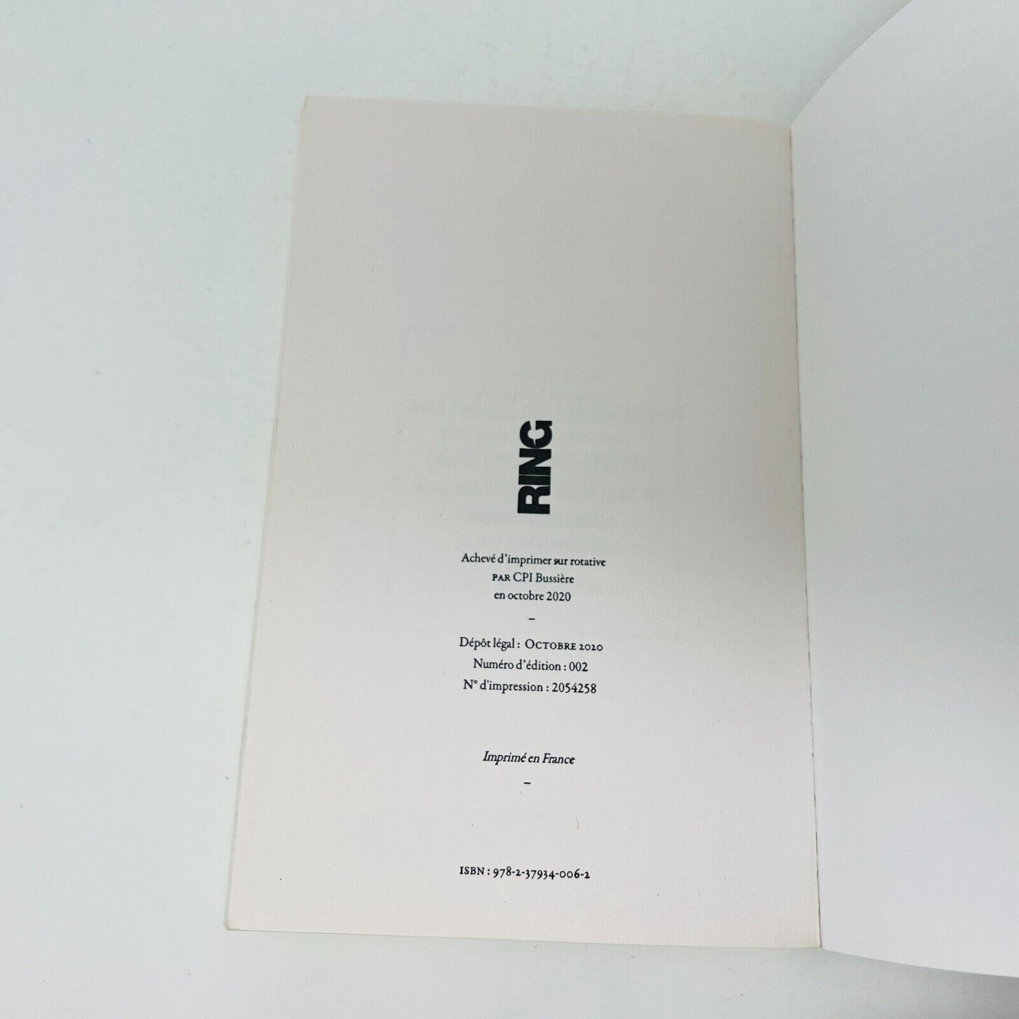 2020 Expédition Punitive Journal Satirique de Papacito Livre Ring en Français