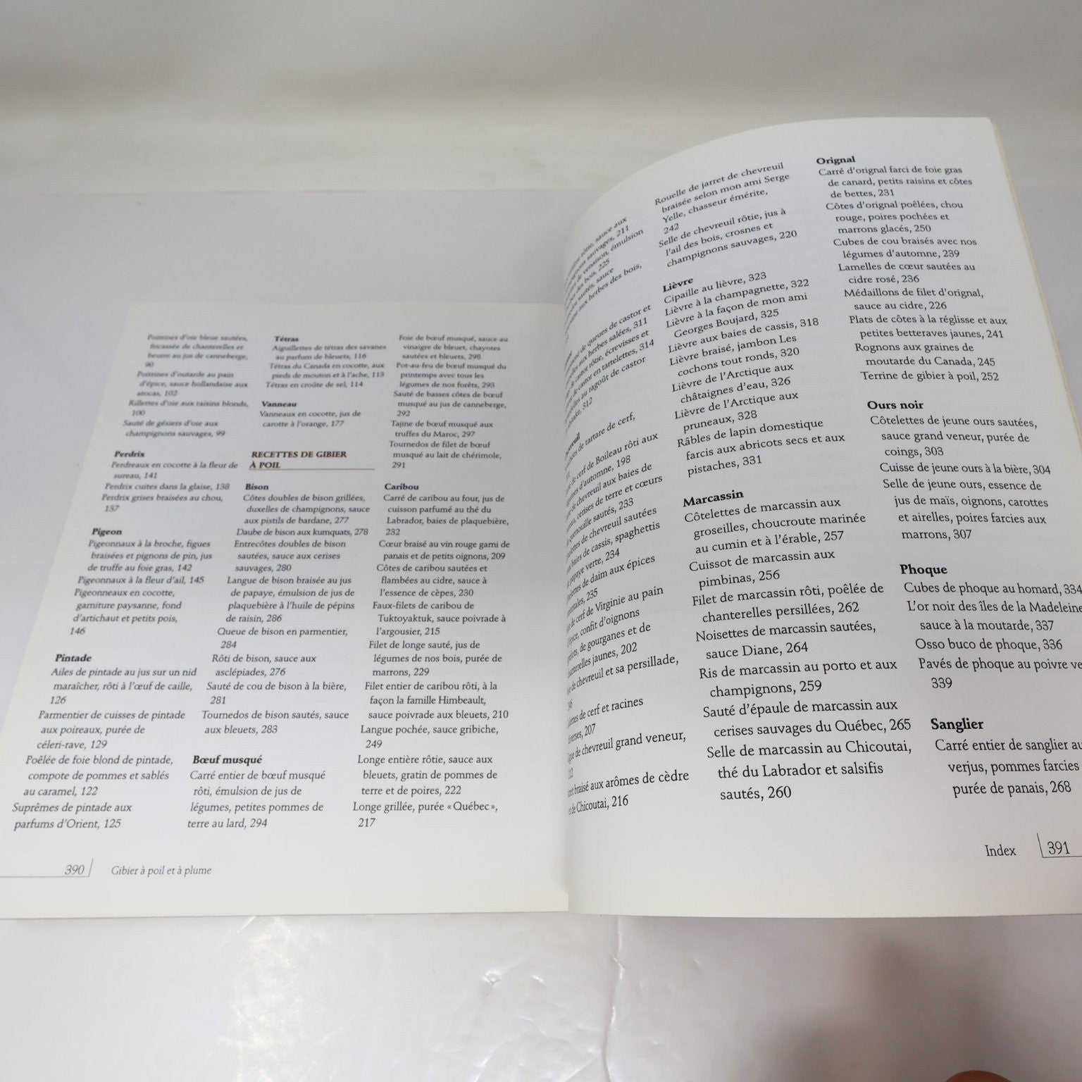 Gibier à Poil et à Plume Jean-Paul Grappe 2008 Livre Signé Recettes Cuisine