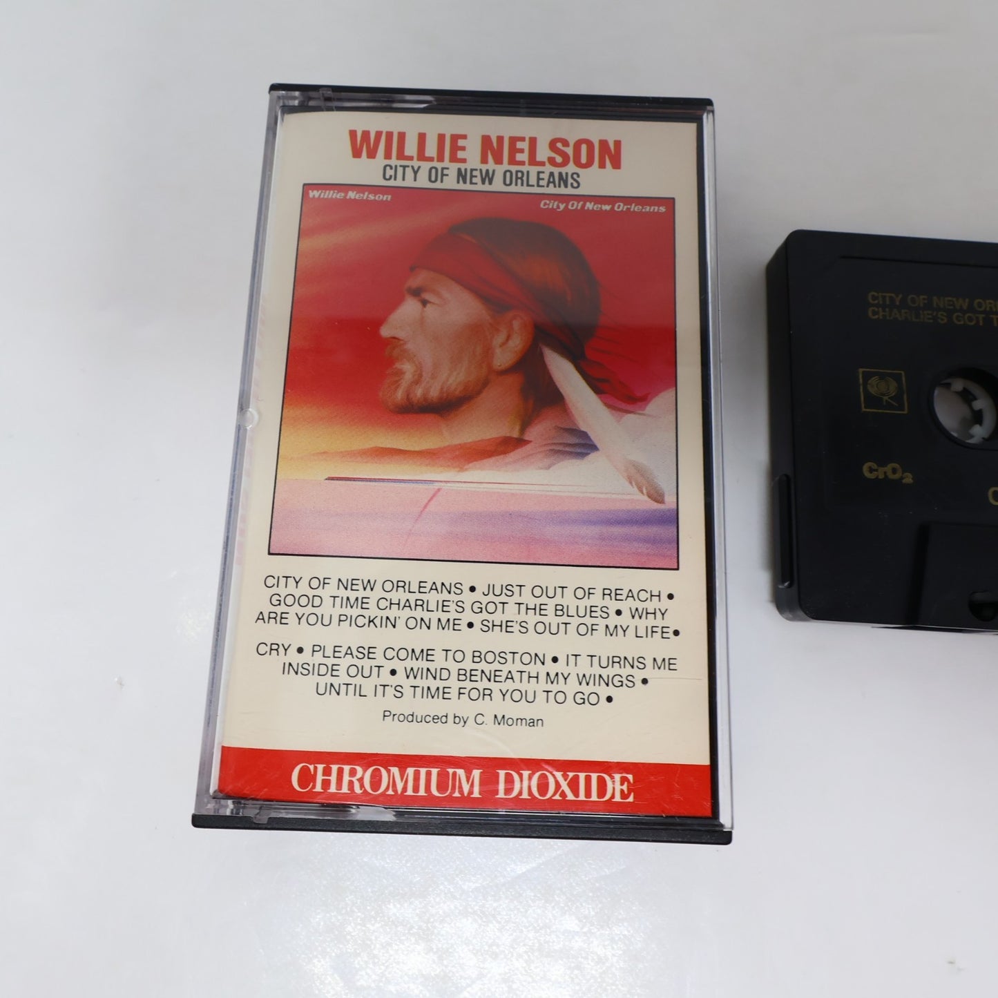 Willie Nelson 3 Cassettes Lot City Of New Orleans/Angel Eyes/Stardust