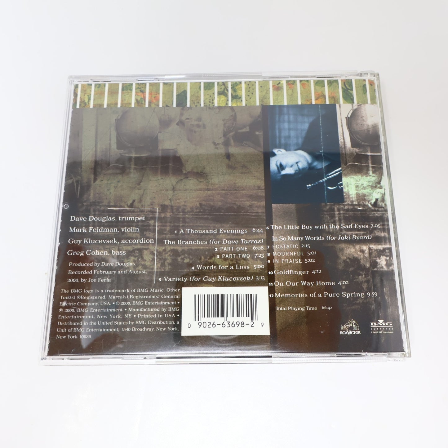 Dave Douglas A Thousand Evenings CD 2000 Jazz BMG Classics 09026-63698-2