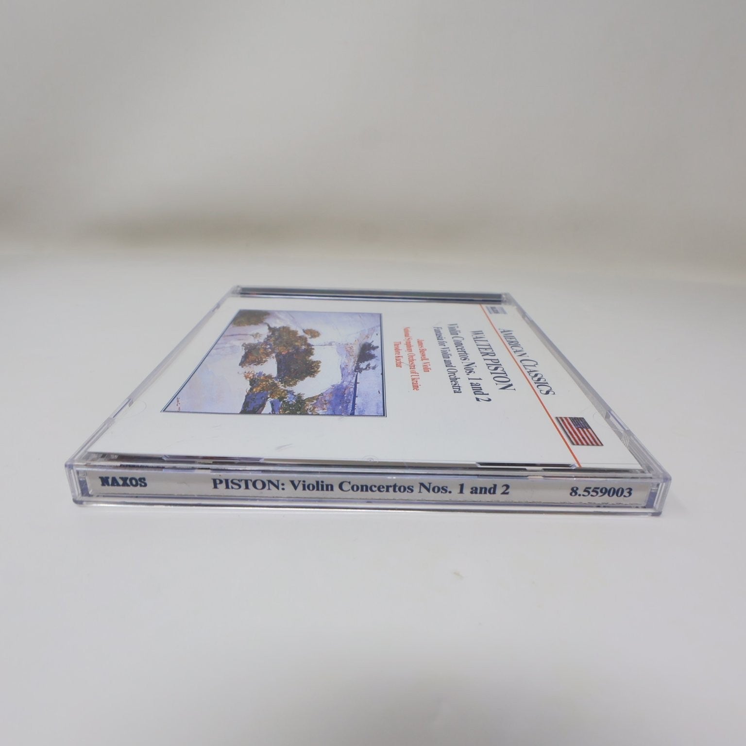 Walter Piston Violin Concertos Nos. 1 & 2 Fantasia 1999 CD Classical Naxos