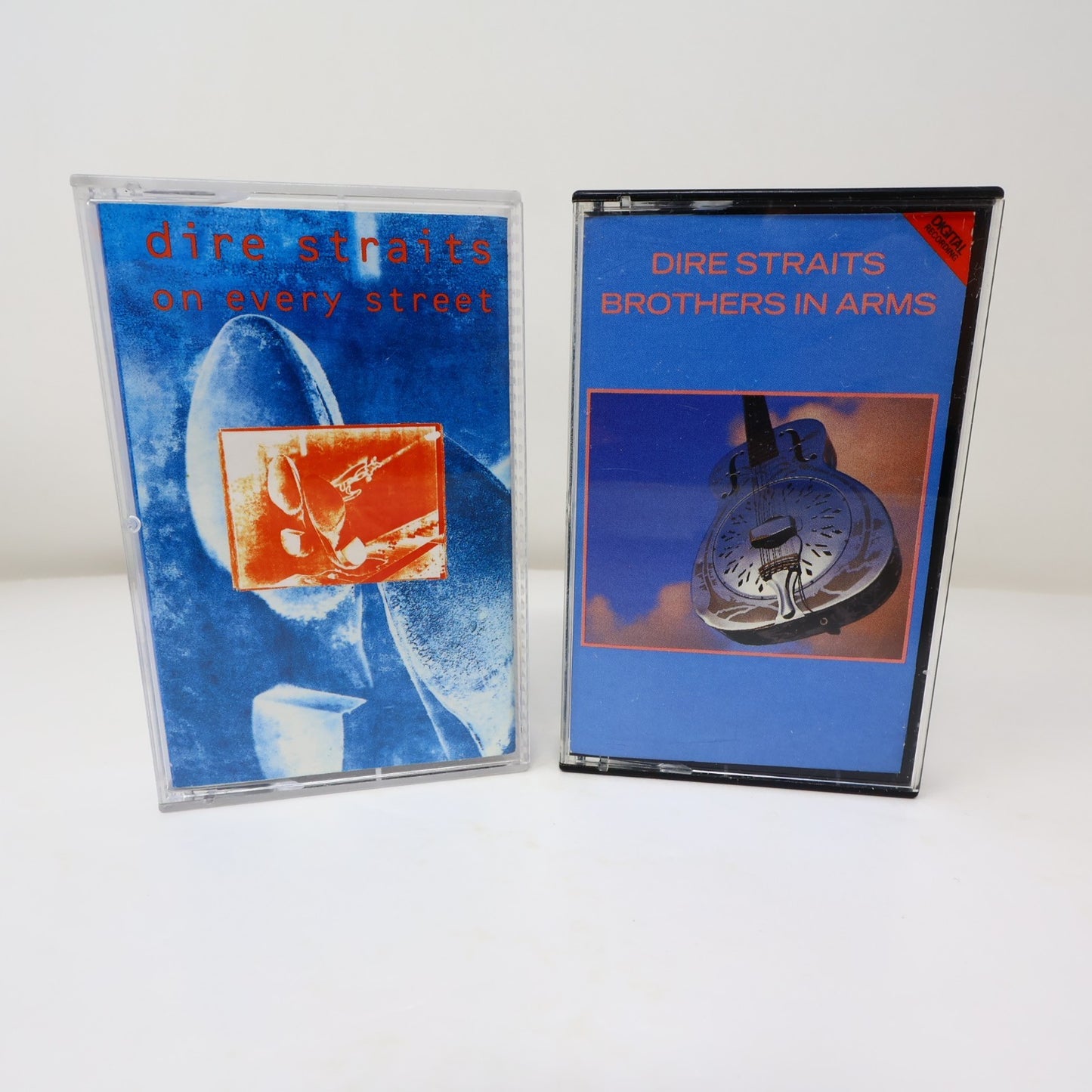 Dire Straits 2 Cassettes Lot On Every Street/Brothers in Arms Money for Nothing