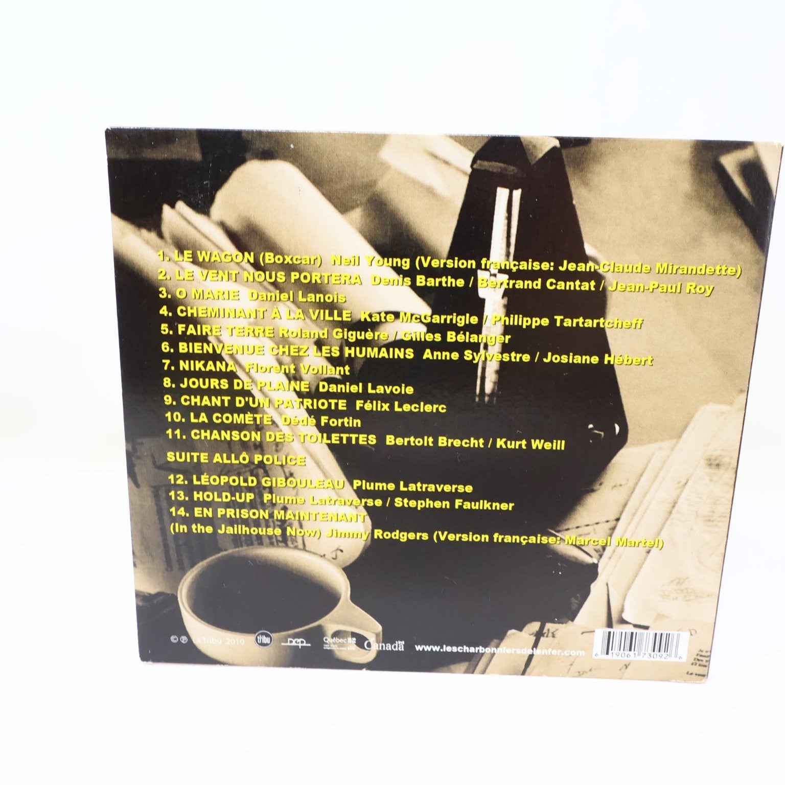 Les Charbonniers De L'Enfer Nouvelles Fréquentations CD 2010 Folk Tribu