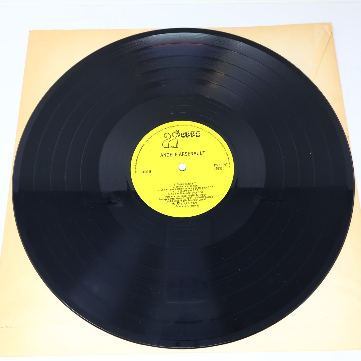 Angèle Arsenault Lot 2 Disques Record Moi J'mange Libre/Y'a Une Étoile Pour Vous