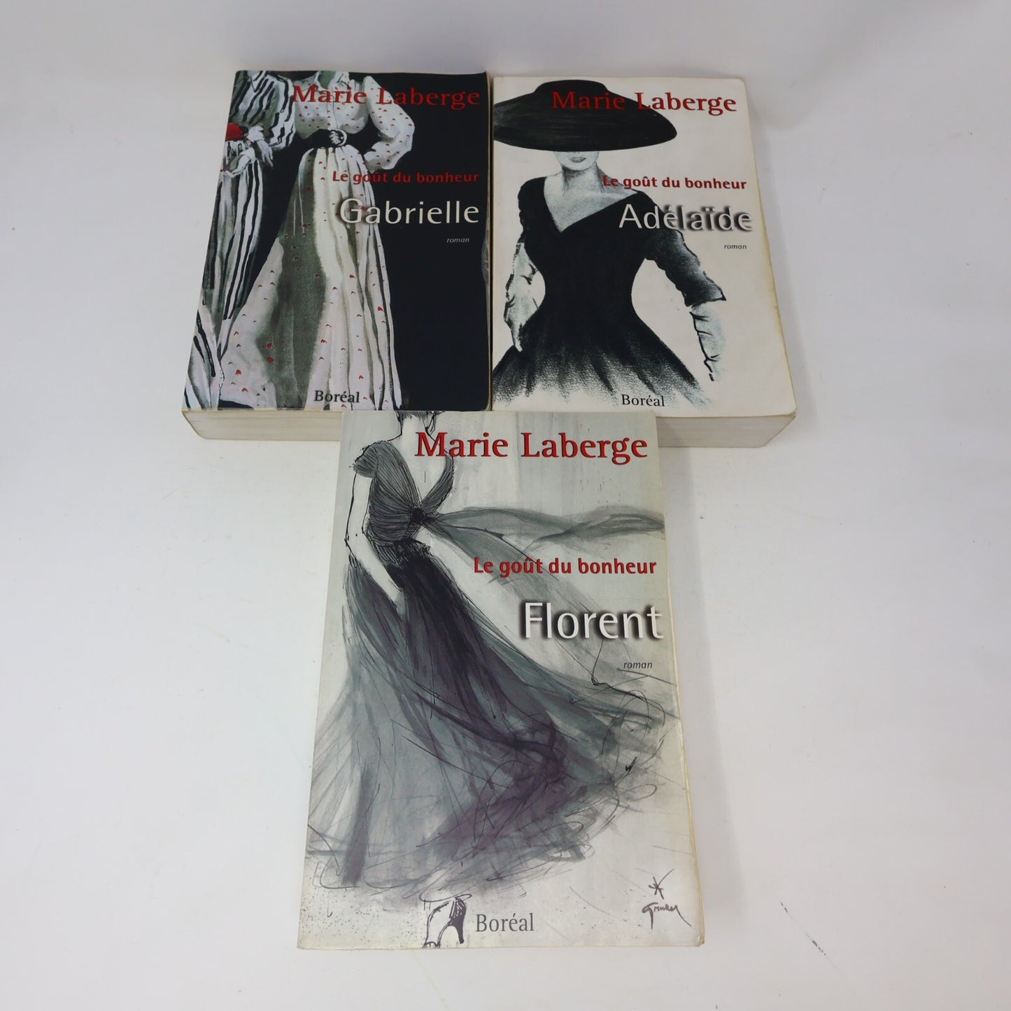 Le Goût du Bonheur #1-3 Fiction Historique Québec Lot 3 Livres Marie Laberge PB