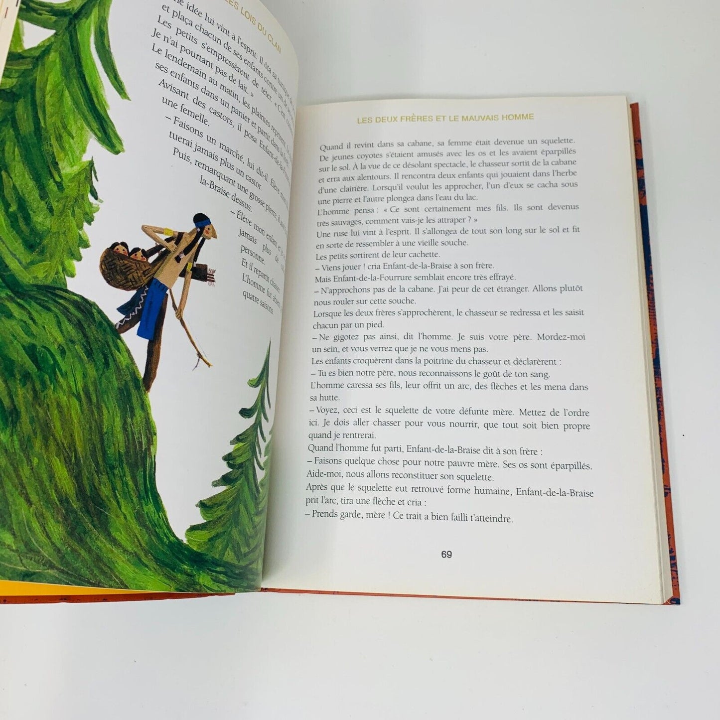 2008 Mille Ans de Contes Indiens d'Amérique du Nord Livre Milan Français French