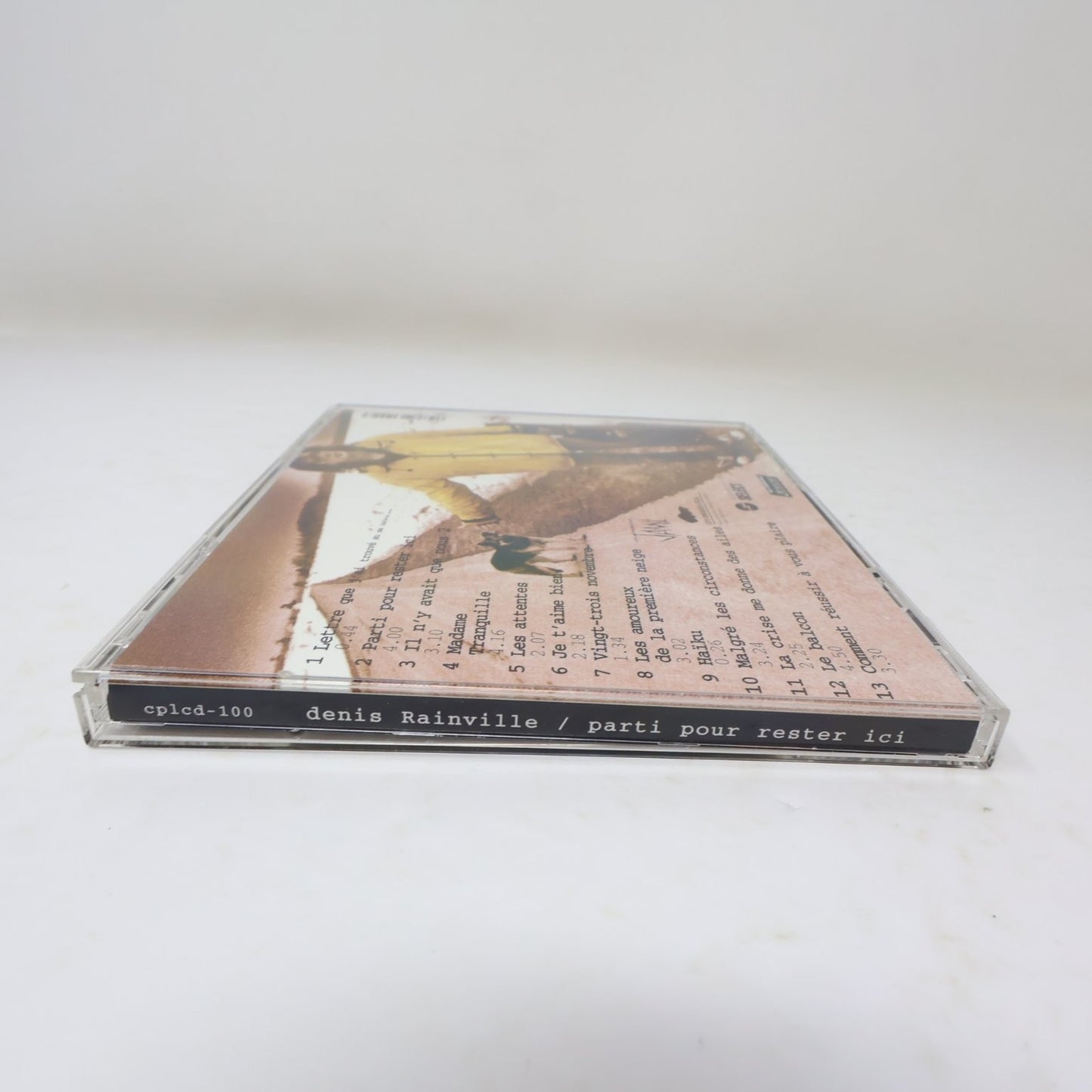 Denis Rainville - Parti Pour Rester Ici CD 1994 Quebec Folk Les Disques Leila