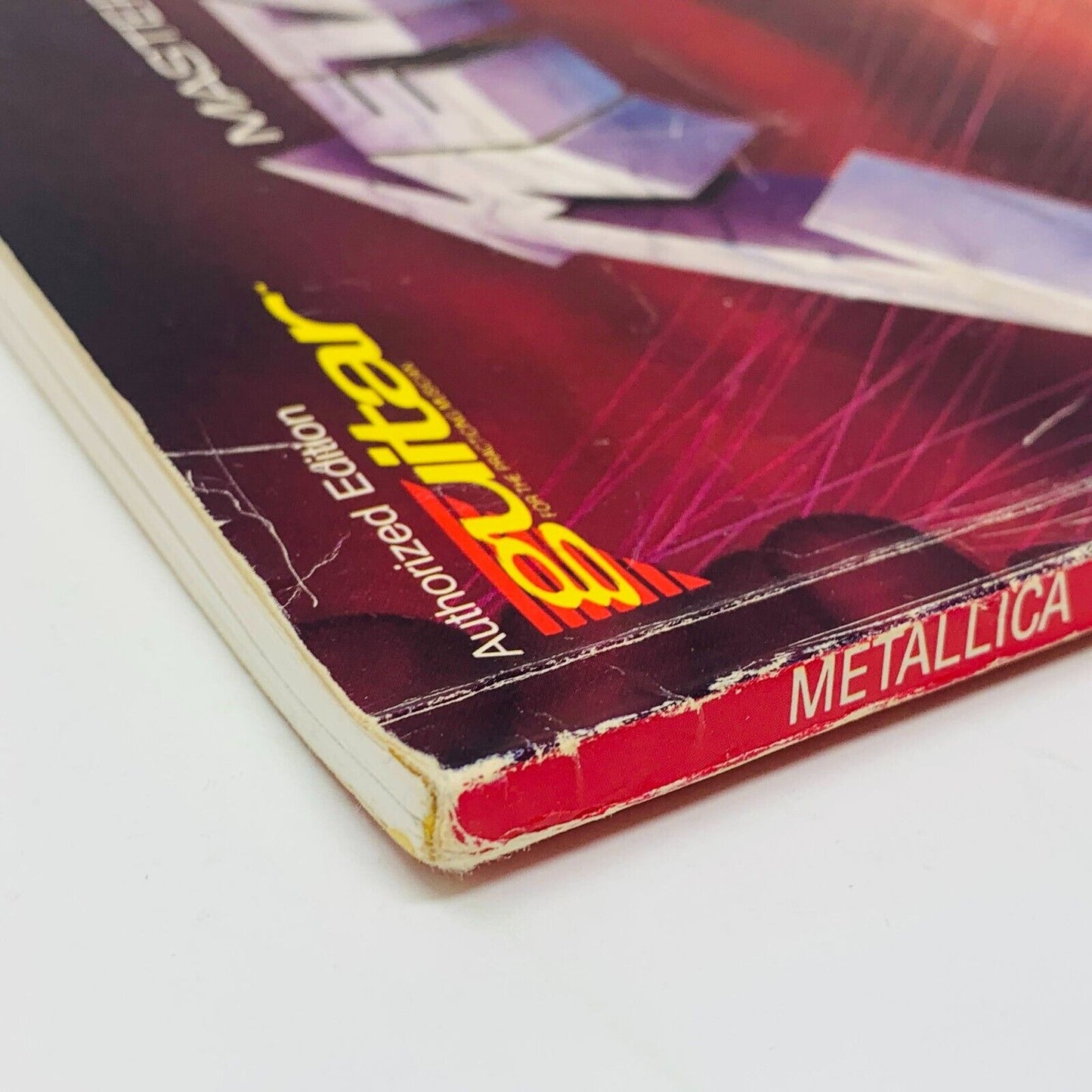 1988 Metallica Master of Puppets Songbook Guitar Vocal with Tablature Paperback