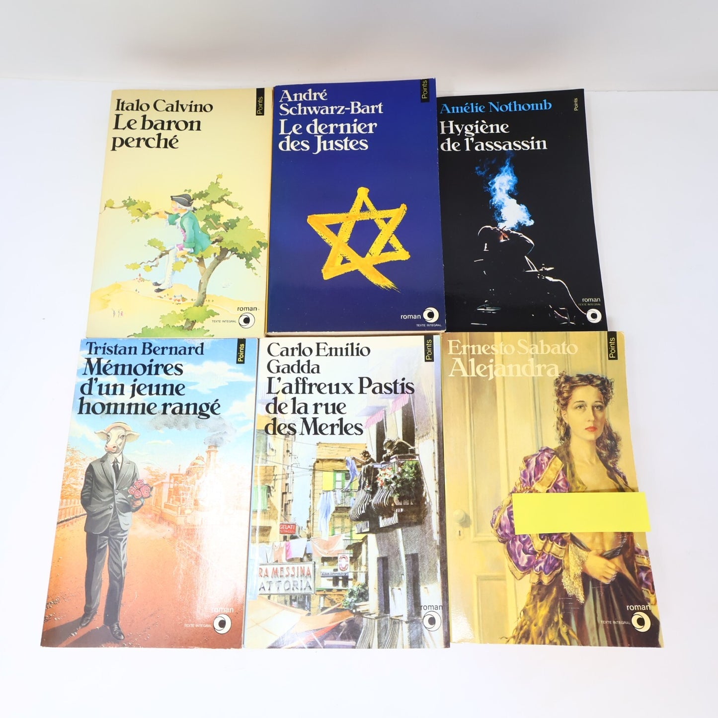 Points Lot 33 Livres Seuil Gadda/Jelloun/Tsírkas/Kadare/Sábato/Bernard/Nothomb