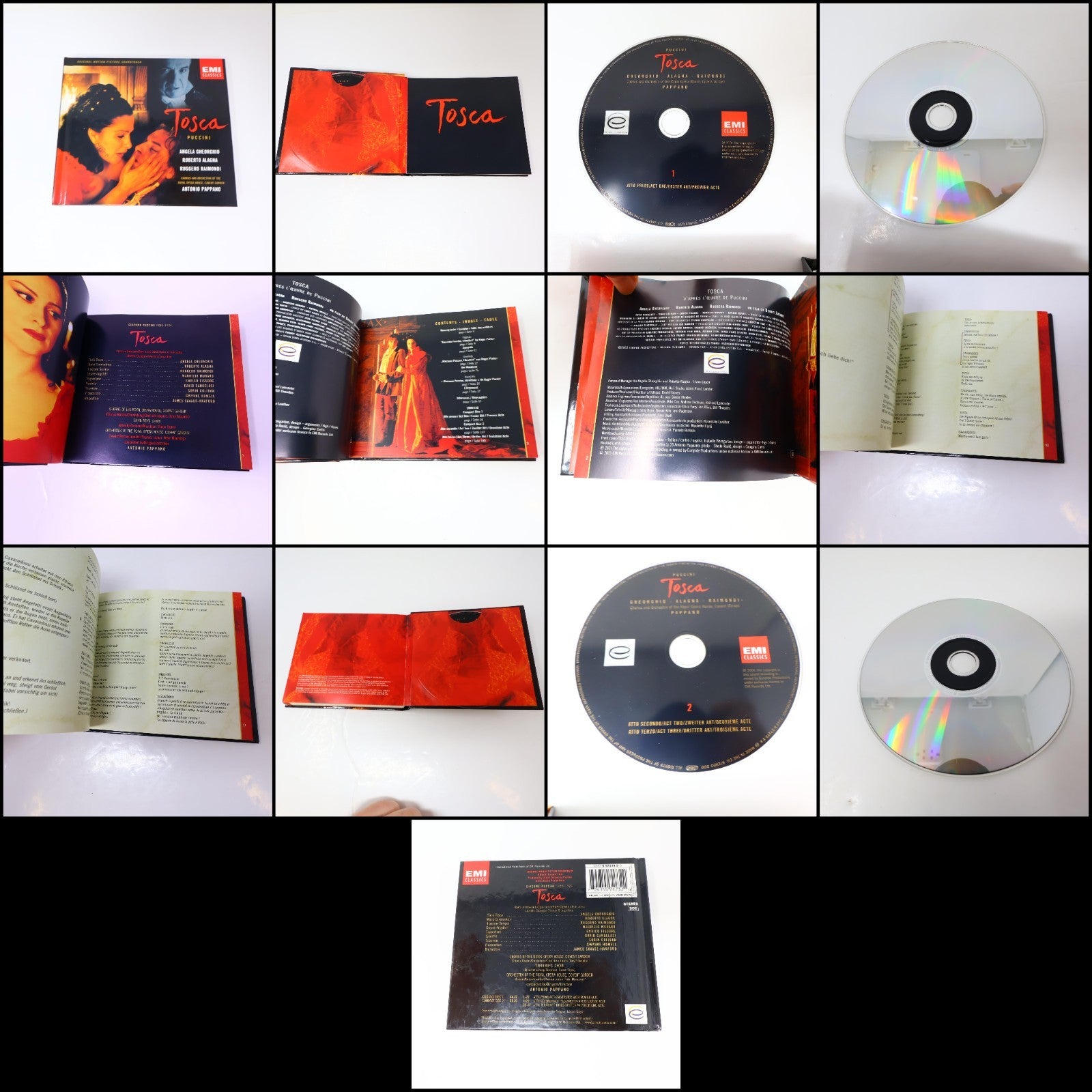 Giacomo Puccini 7 CDs Lot La Bohème/Tosca/Madama Butterfly Opera Classical