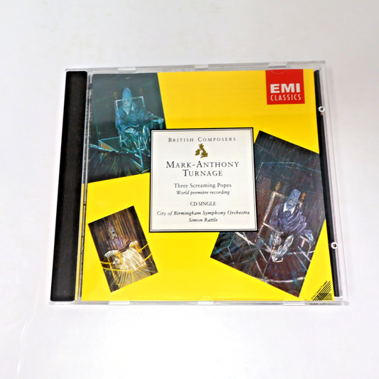 Three Screaming Popes CD Mark-Anthony Turnage/Simon Rattle EMI Classics Single