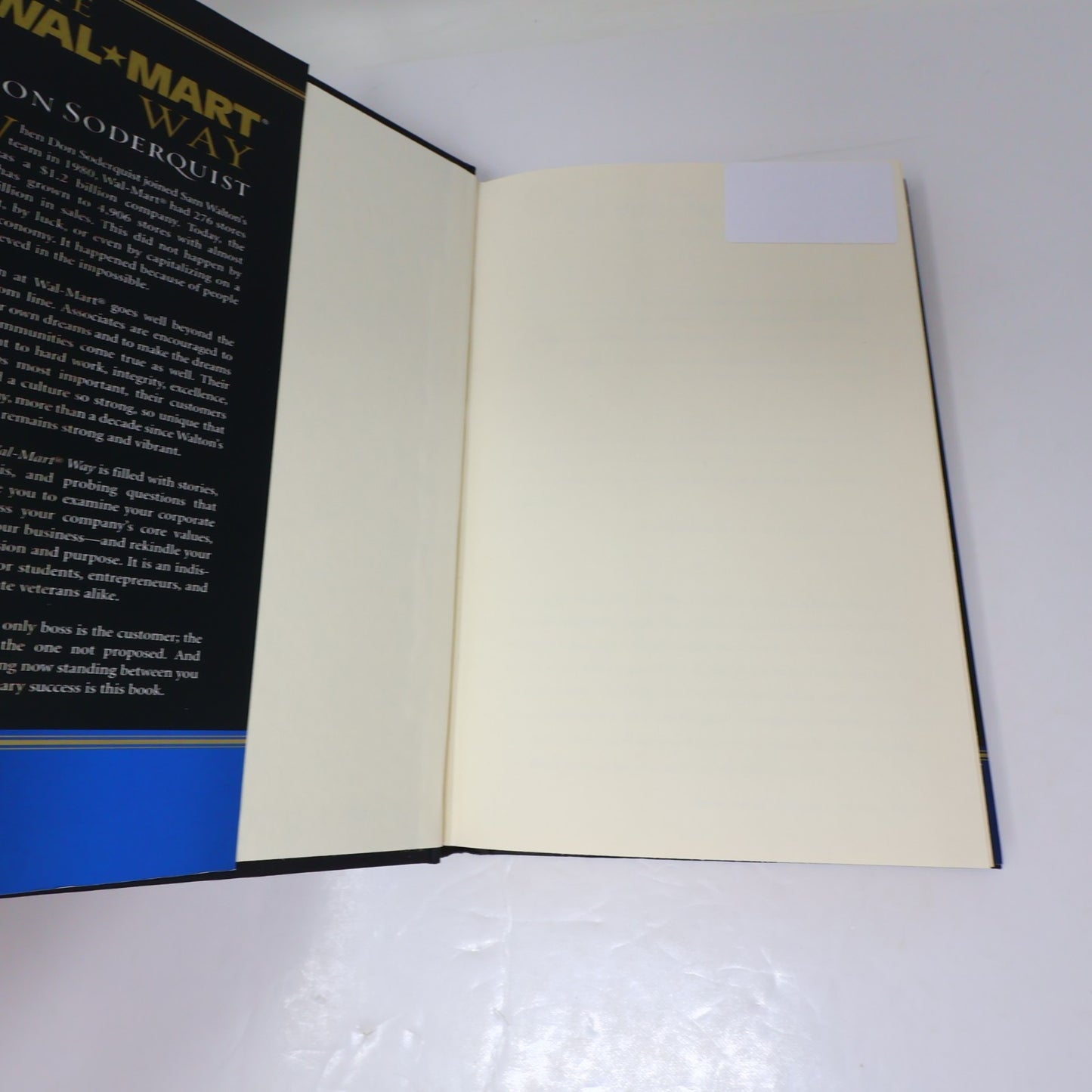 The Wal-Mart Way Don Soderquist Nelson Business 2005 HC DJ Hardcover Book 2000s