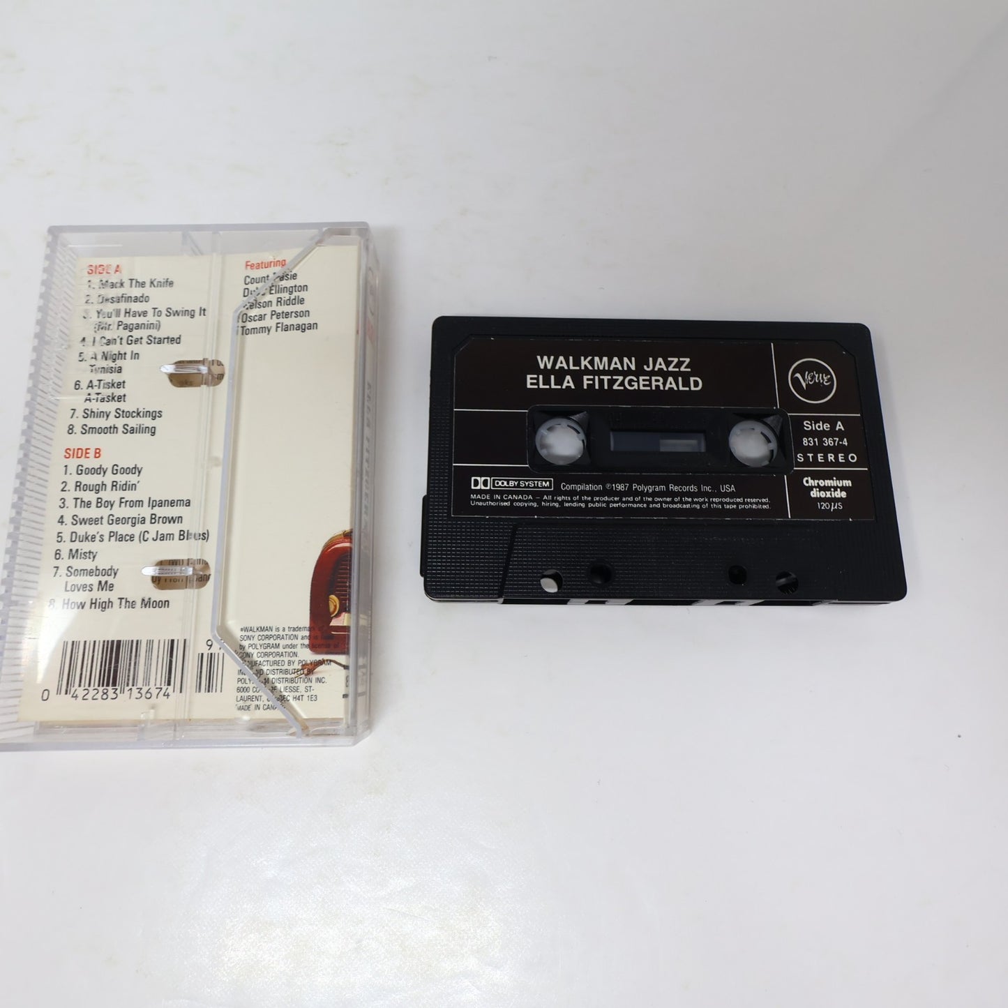 Ella Fitzgerald 2 Cassette Lot Essential Ella Mack The Knife/Manhattan/Blue Moon